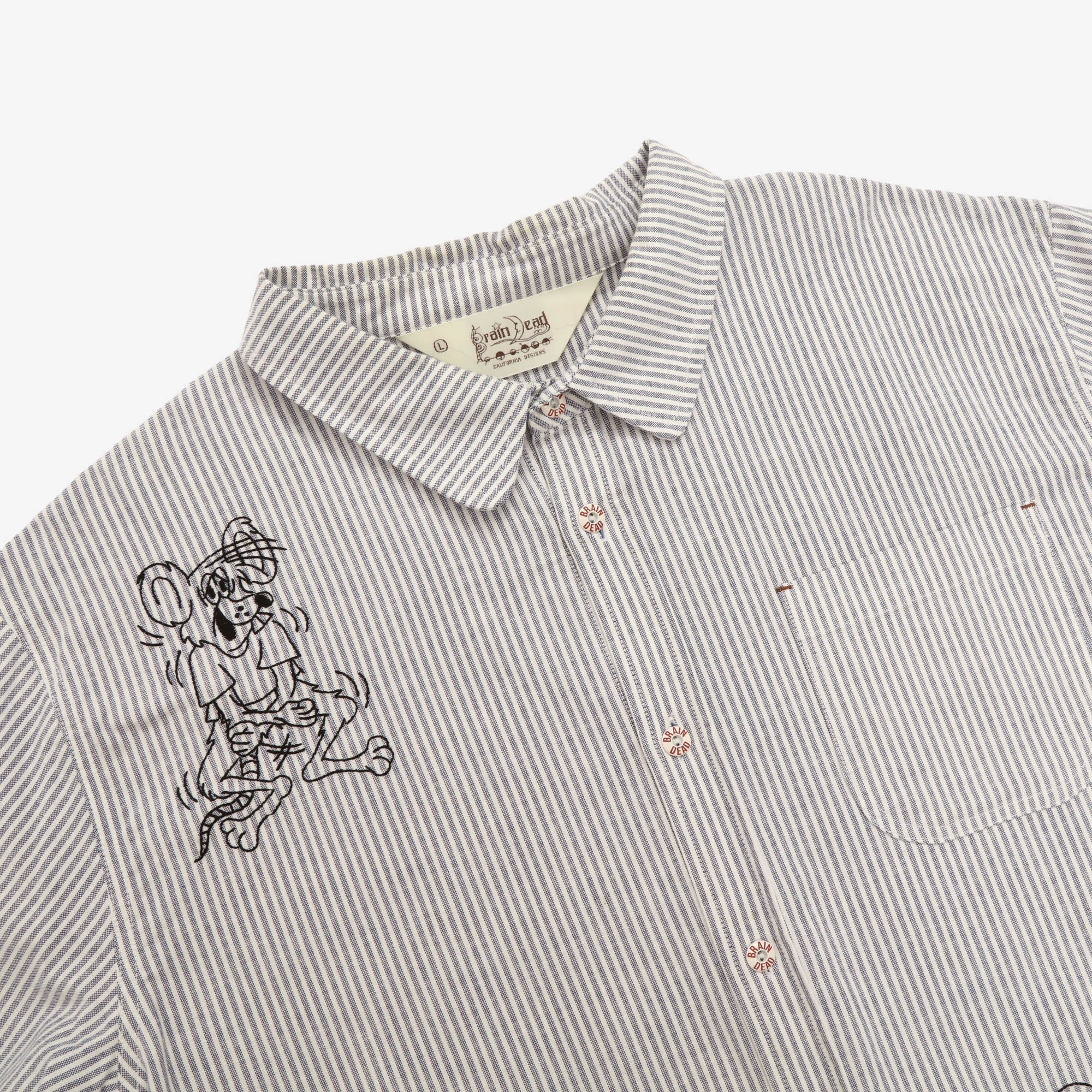 Striped Oxford Mouse Shirt