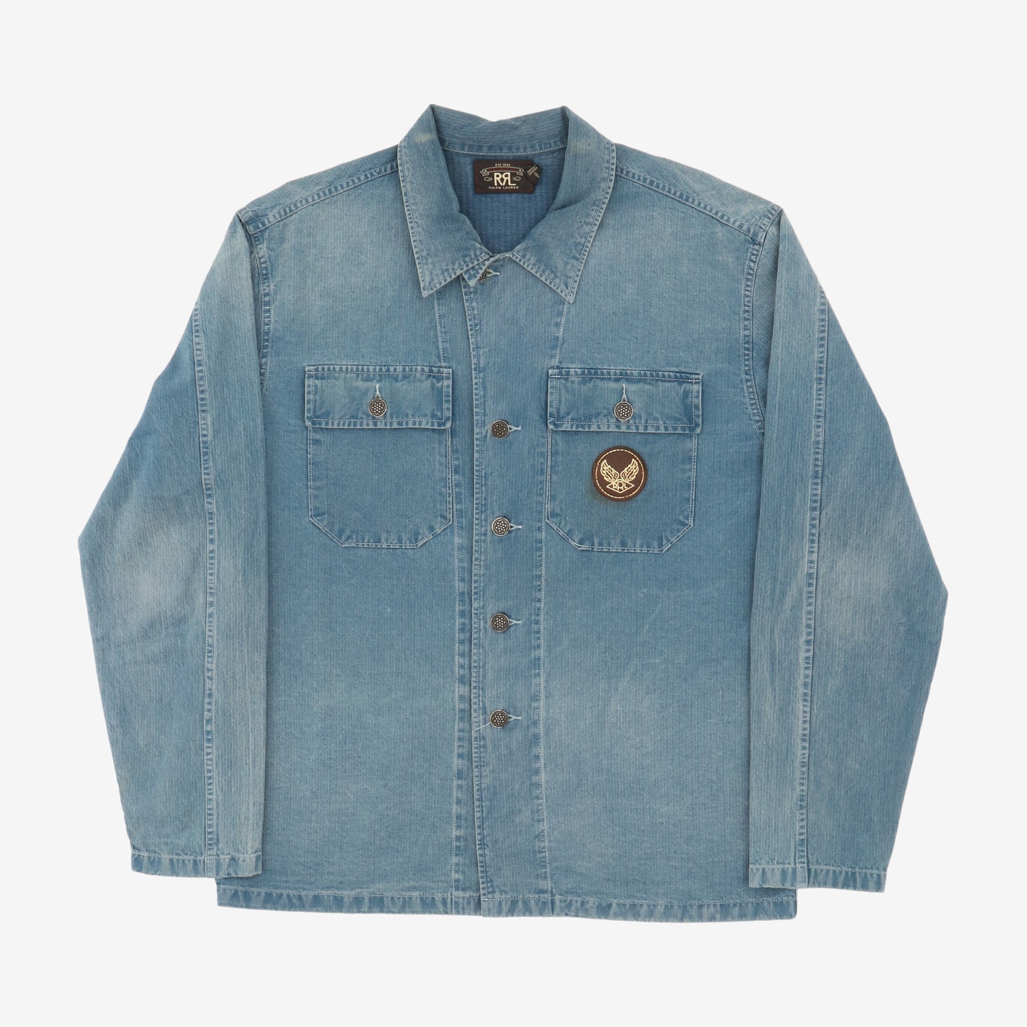 Military Denim Overshirt