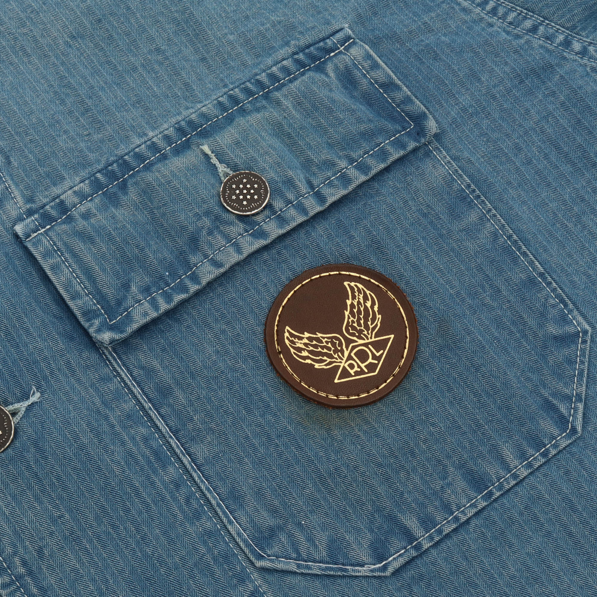 Military Denim Overshirt