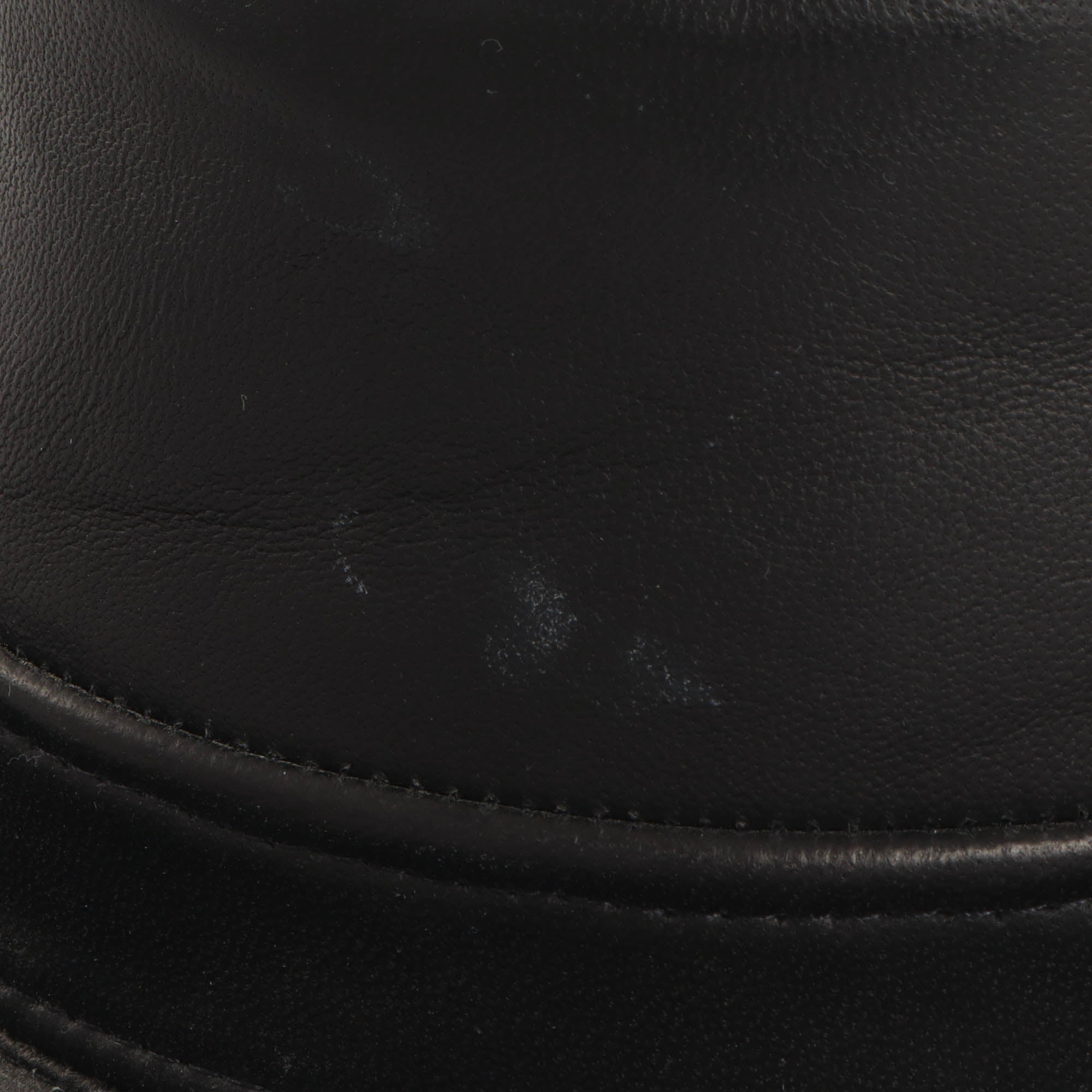Leather Pork Pie Hat