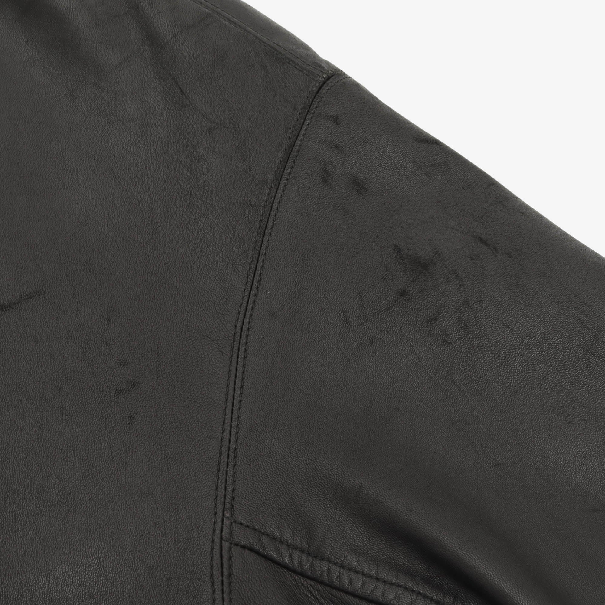 Vintage Leather Car Coat