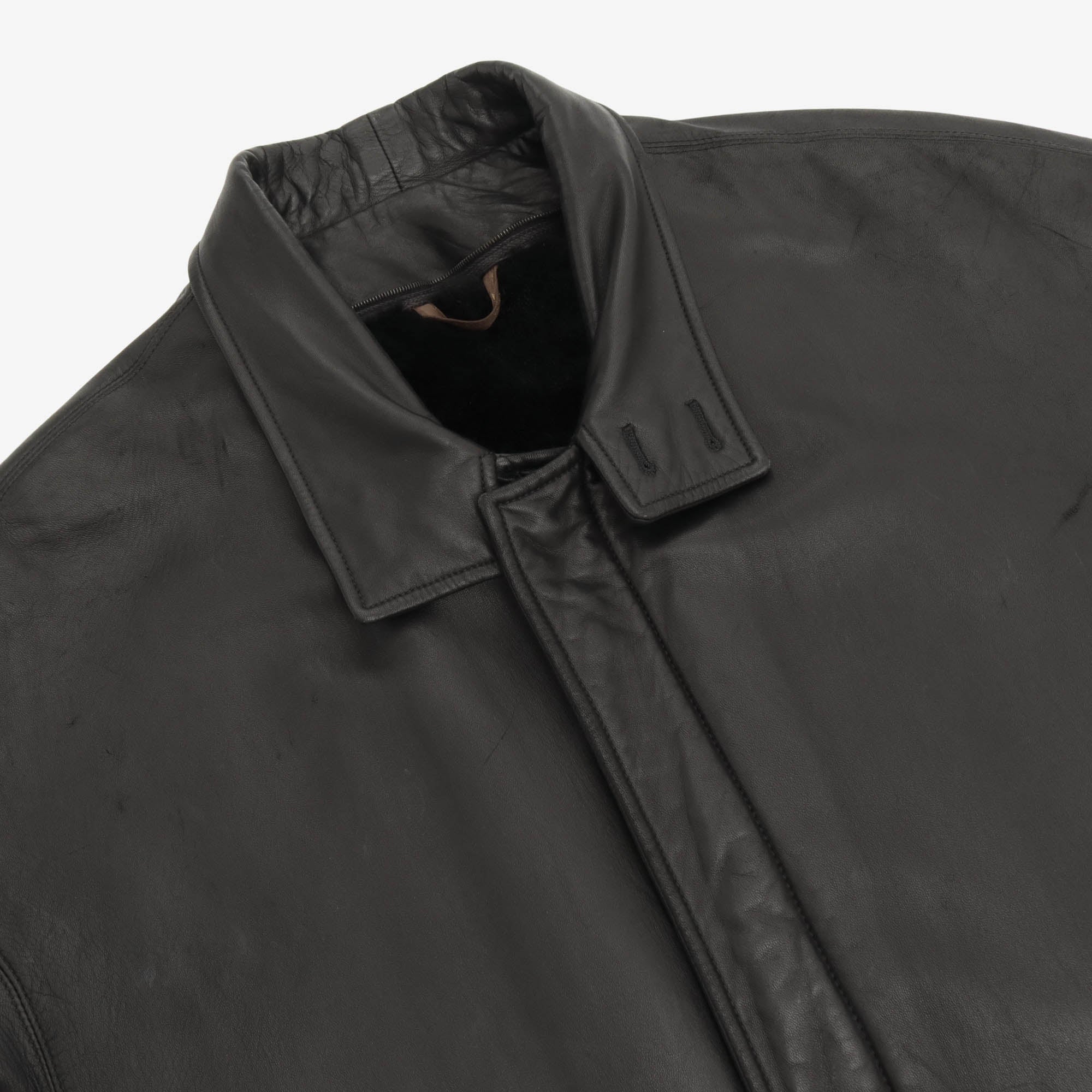 Vintage Leather Car Coat
