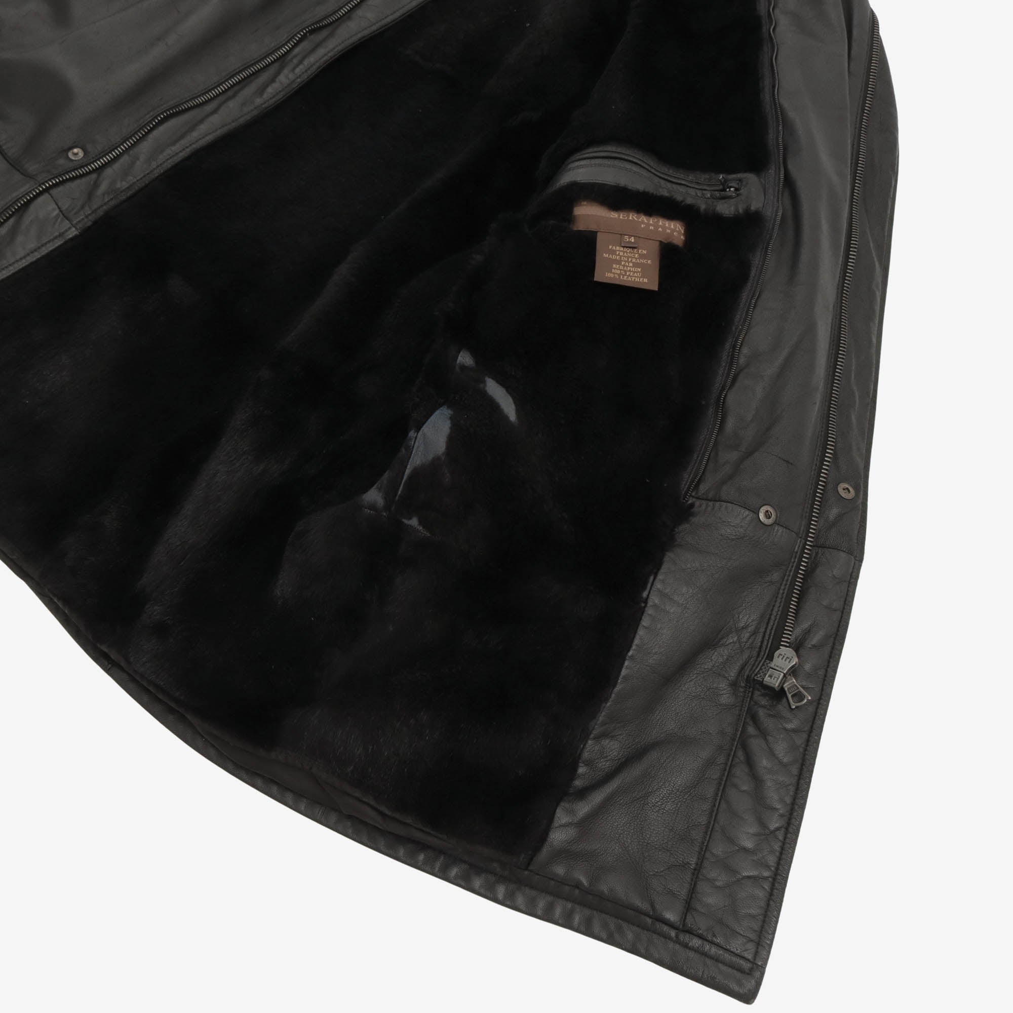 Vintage Leather Car Coat