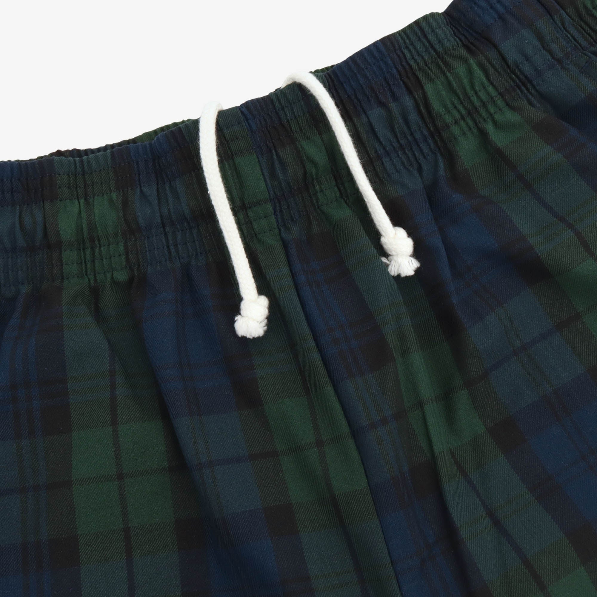 High Wide Check Chefs Pants