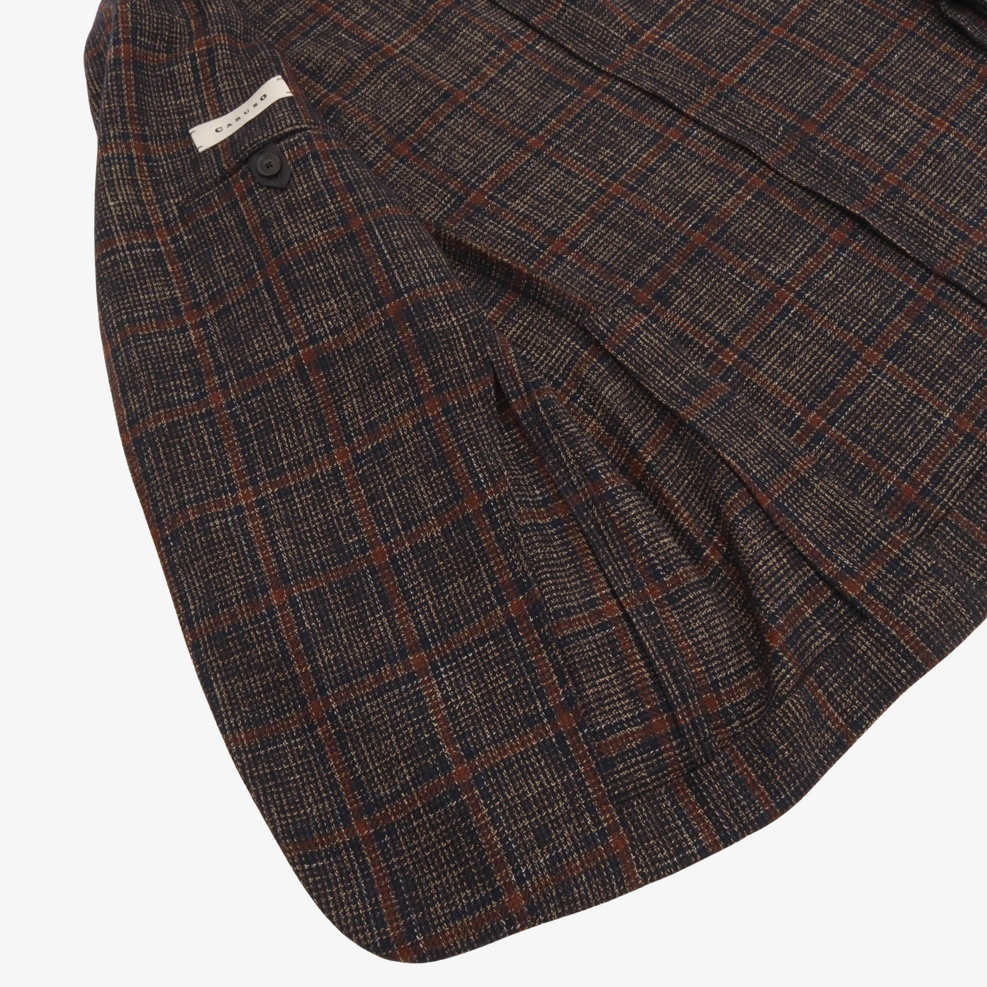 Plaid Wool Linen Jacket