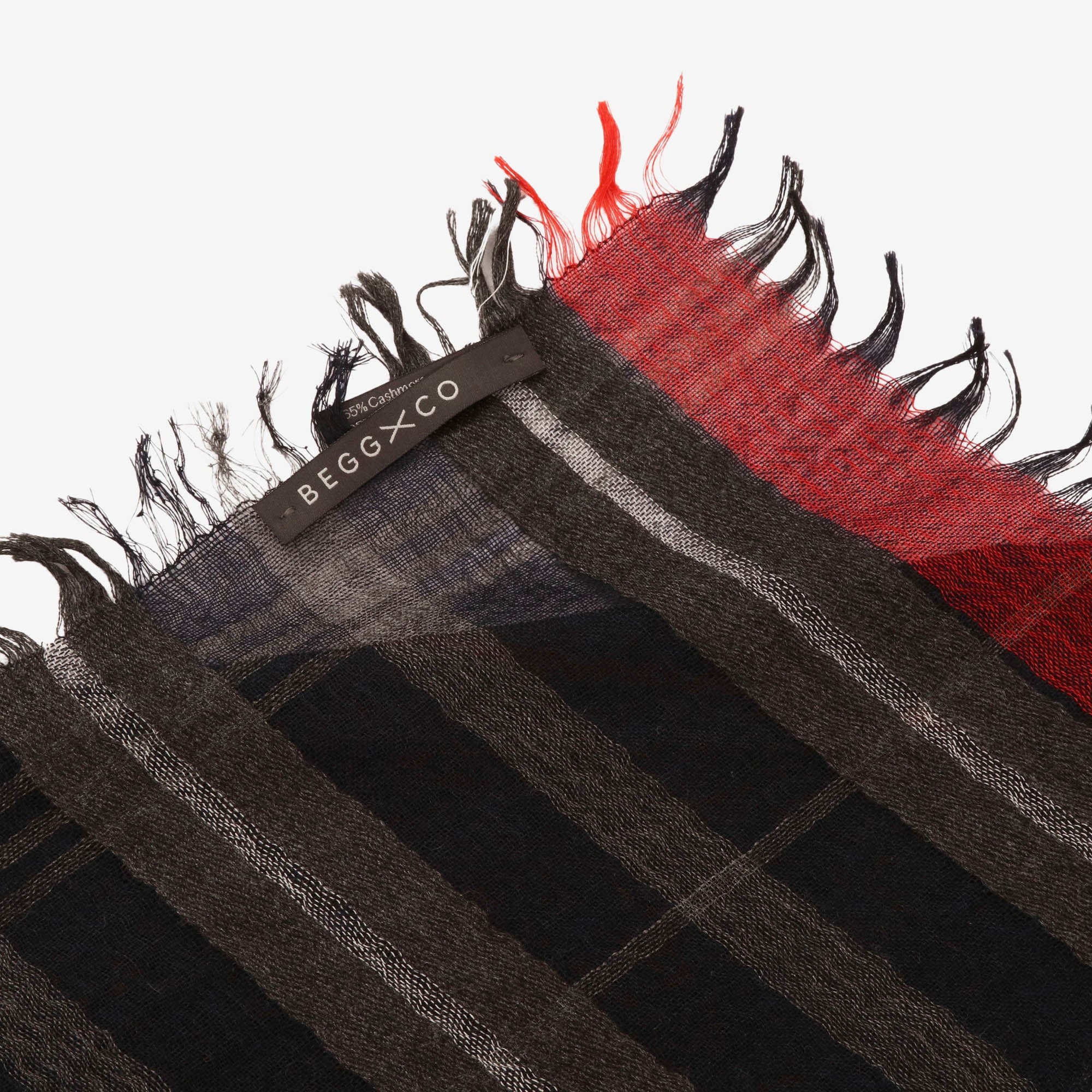 Tartan Cashmere Silk Scarf