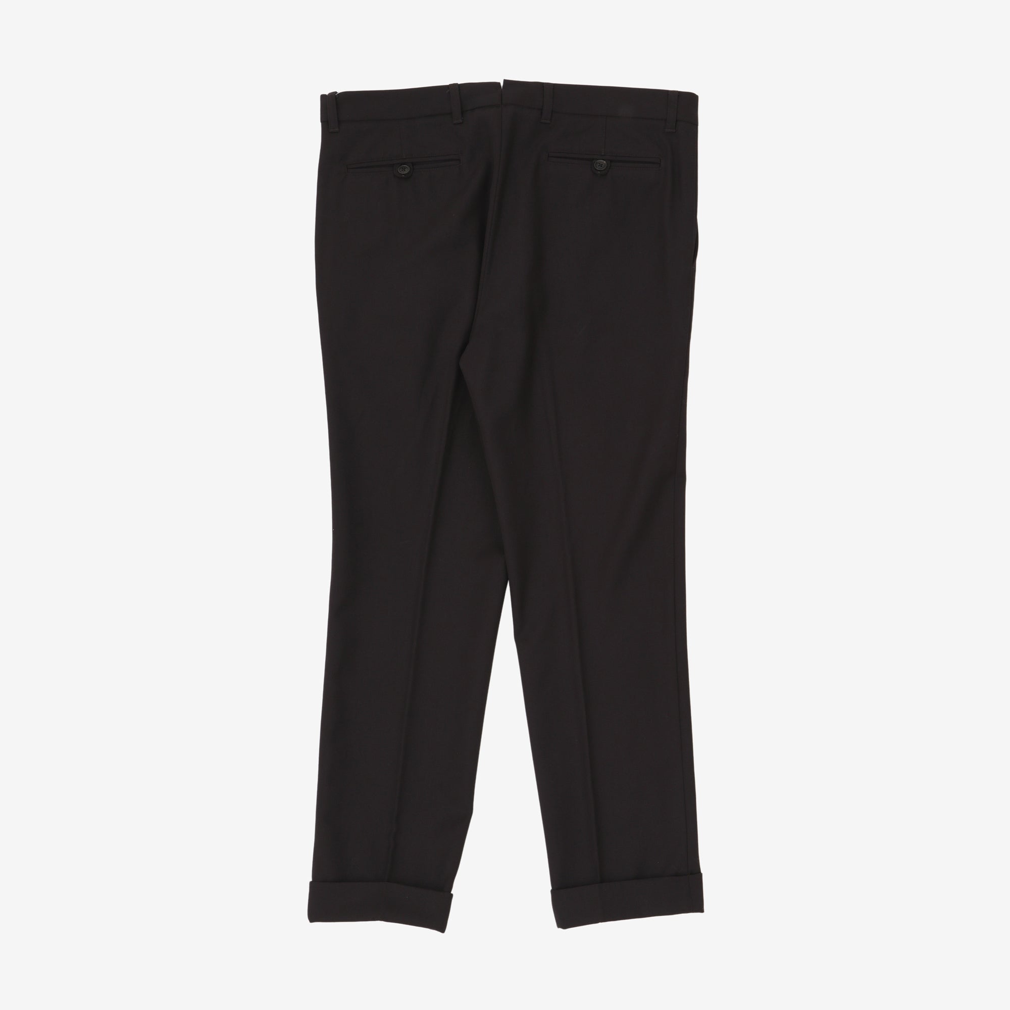 Virgin Wool Tailored Trousers (34W X 28L)