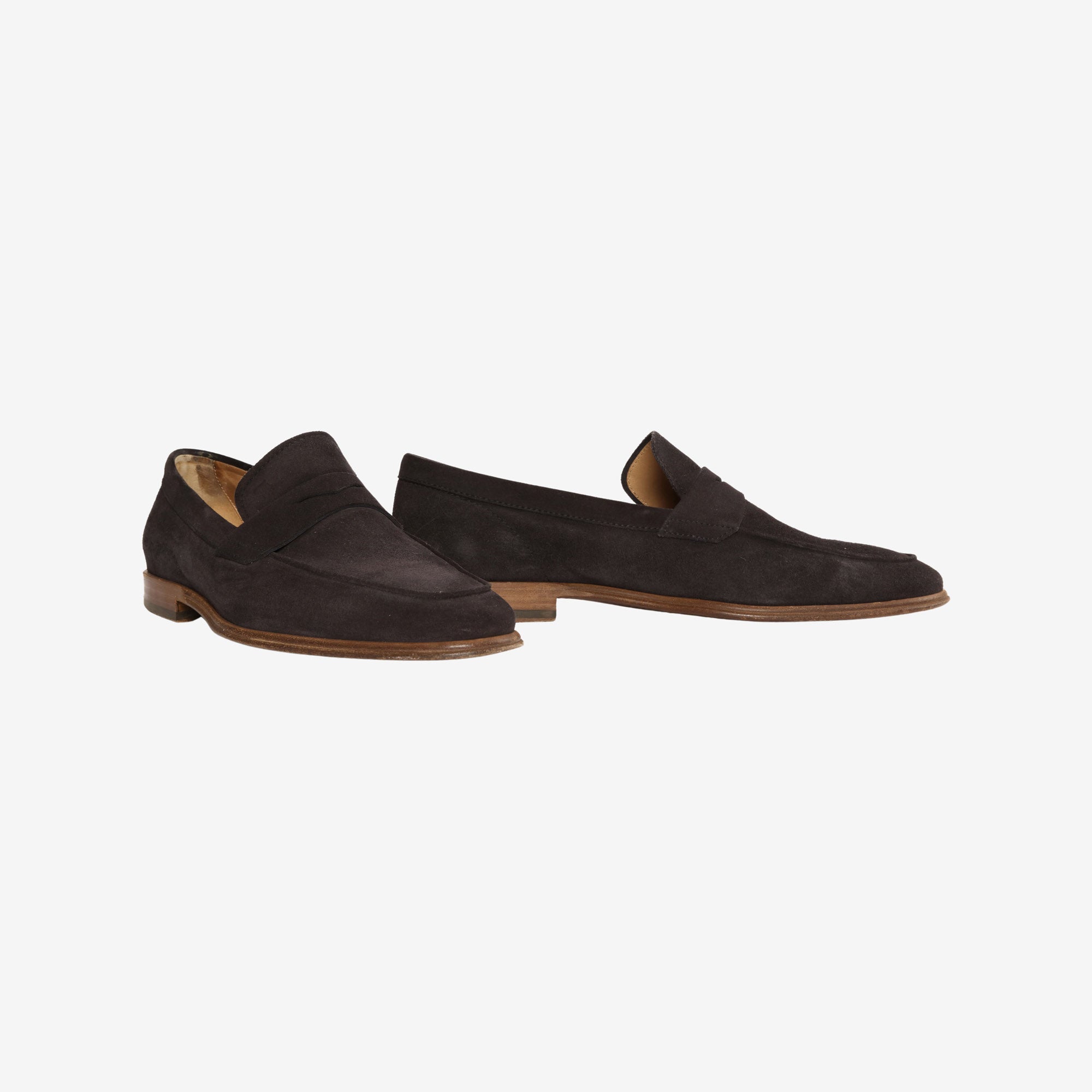 Suede Penny Loafers