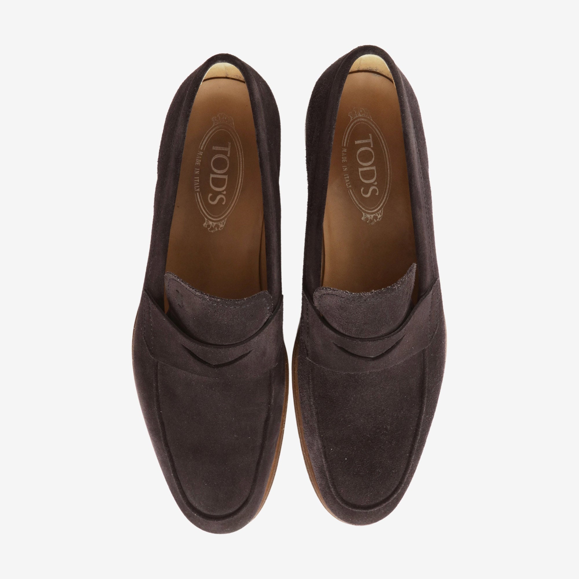 Suede Penny Loafers