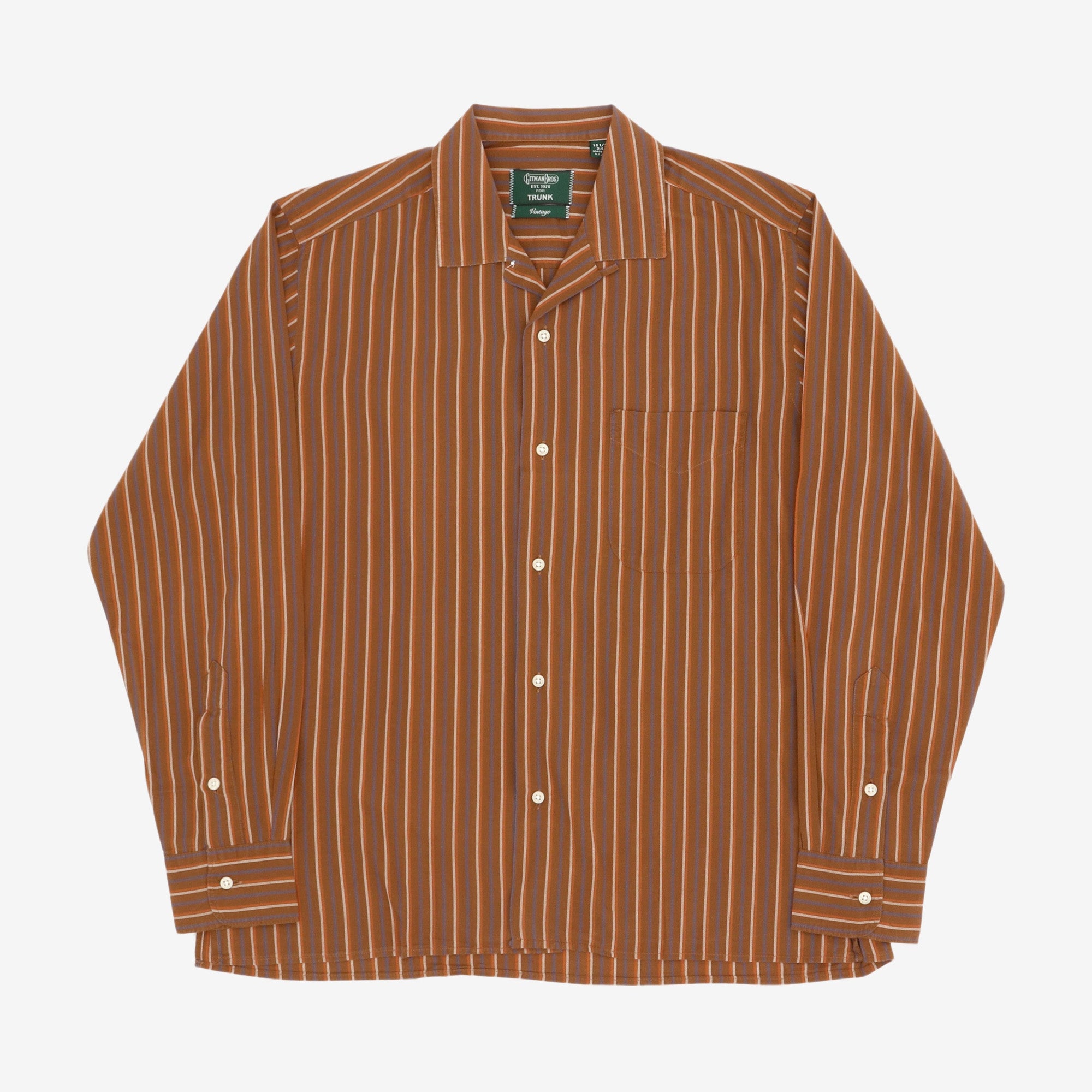 Striped Poplin Shirt (Trunk)