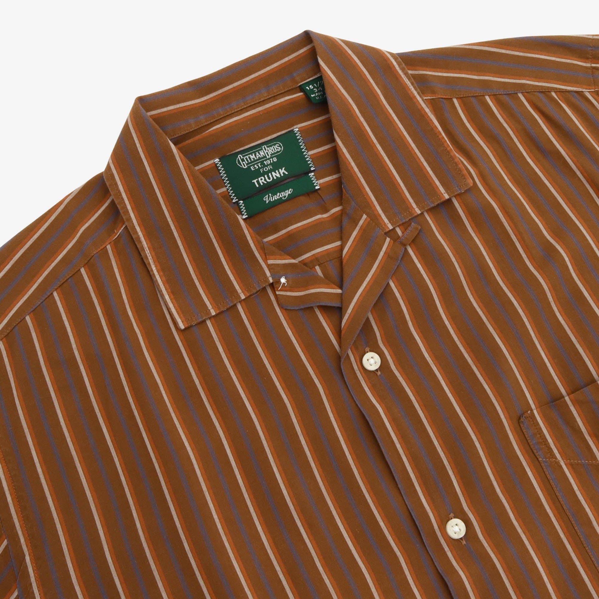 Striped Poplin Shirt (Trunk)
