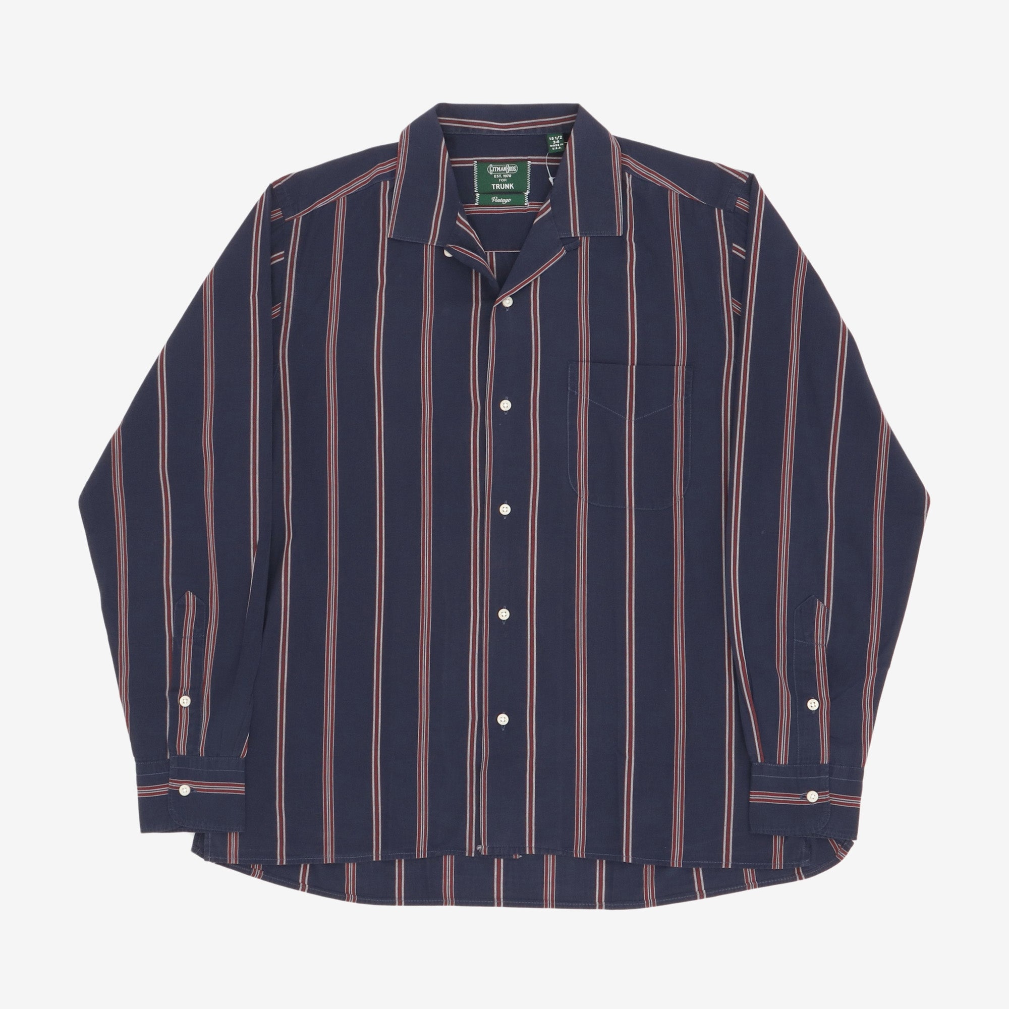 Striped Poplin Shirt (Trunk)