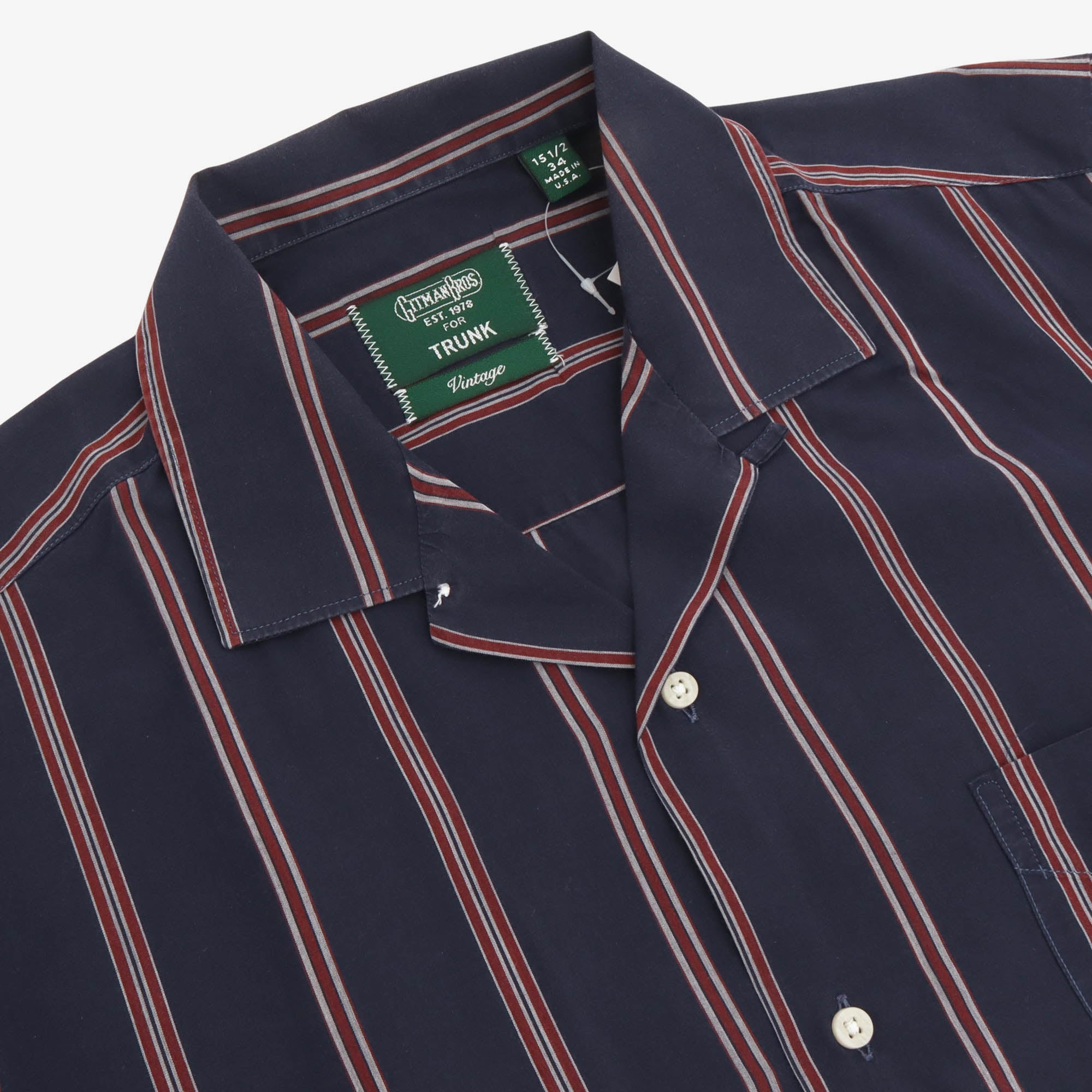 Striped Poplin Shirt (Trunk)