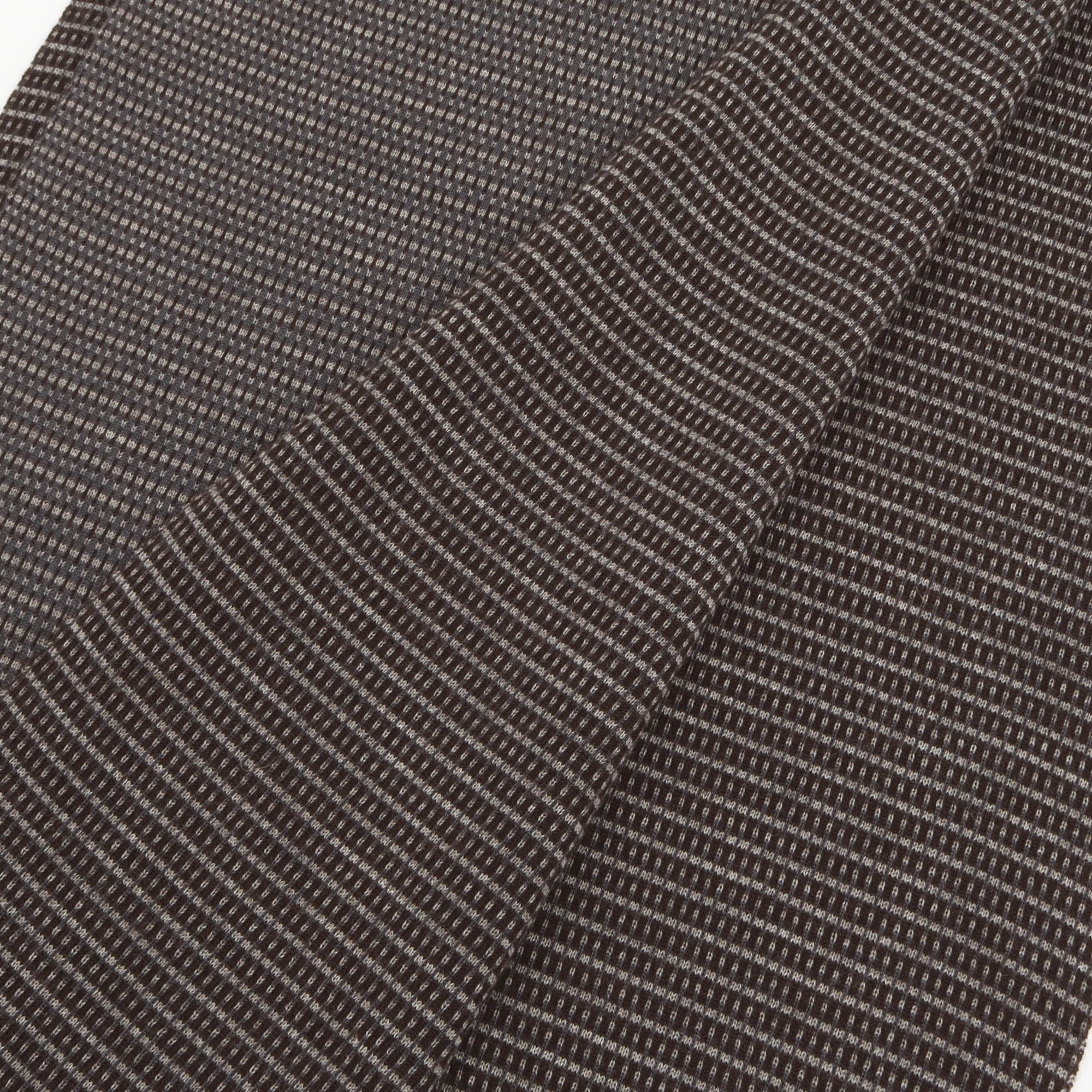 Patterned Wool Scarf
