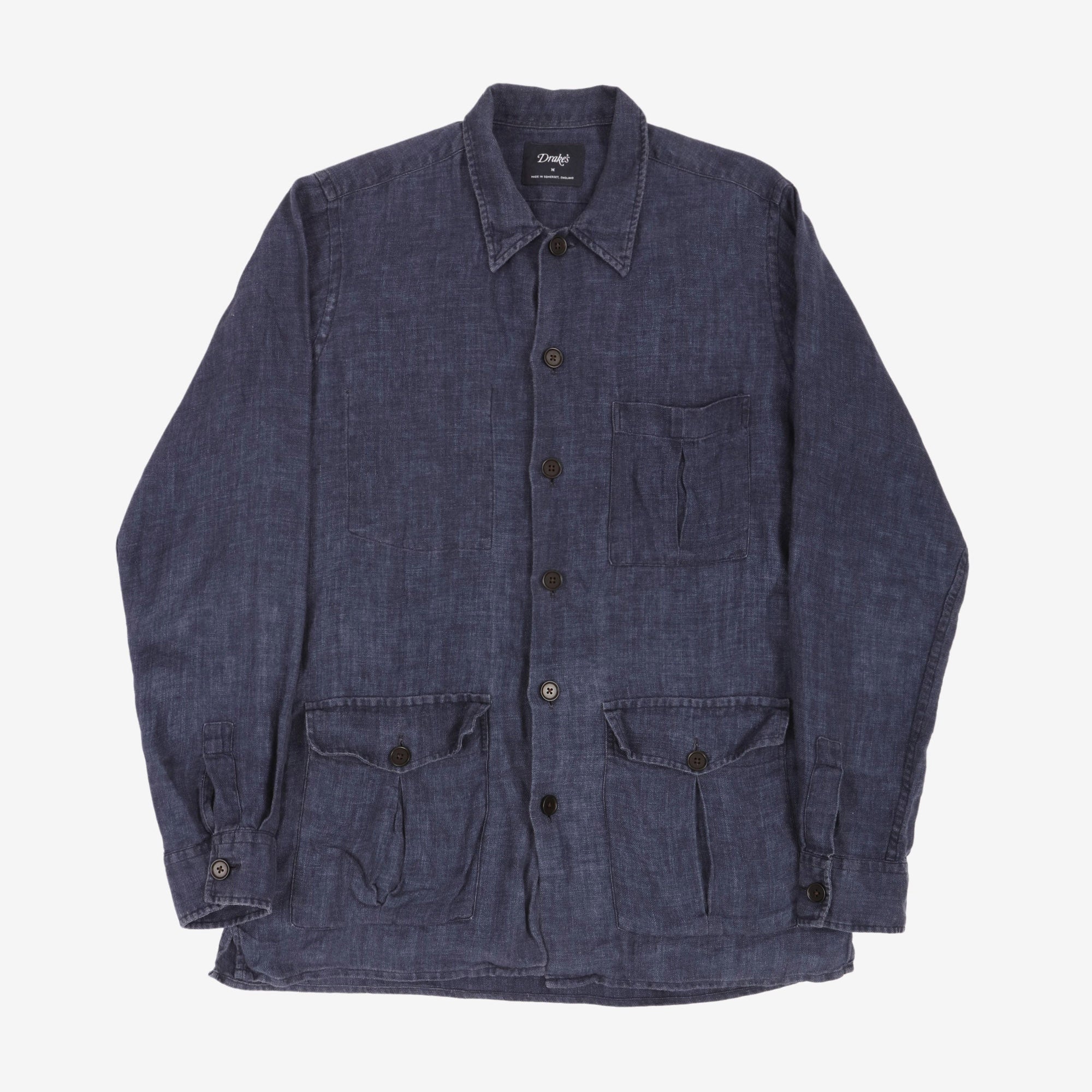 Washed Linen Overshirt