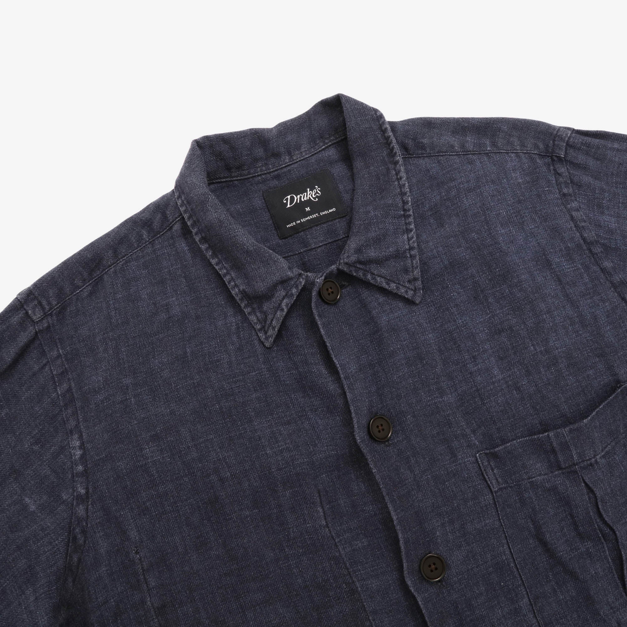 Washed Linen Overshirt