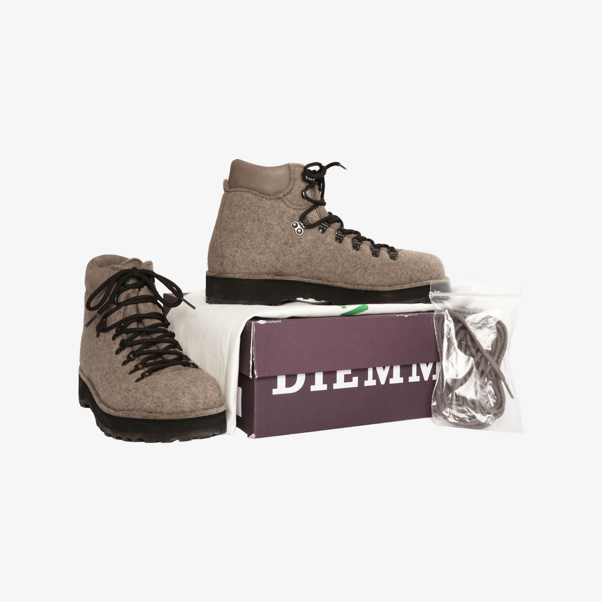 Hiking Patrol Felt Lace Up Boots