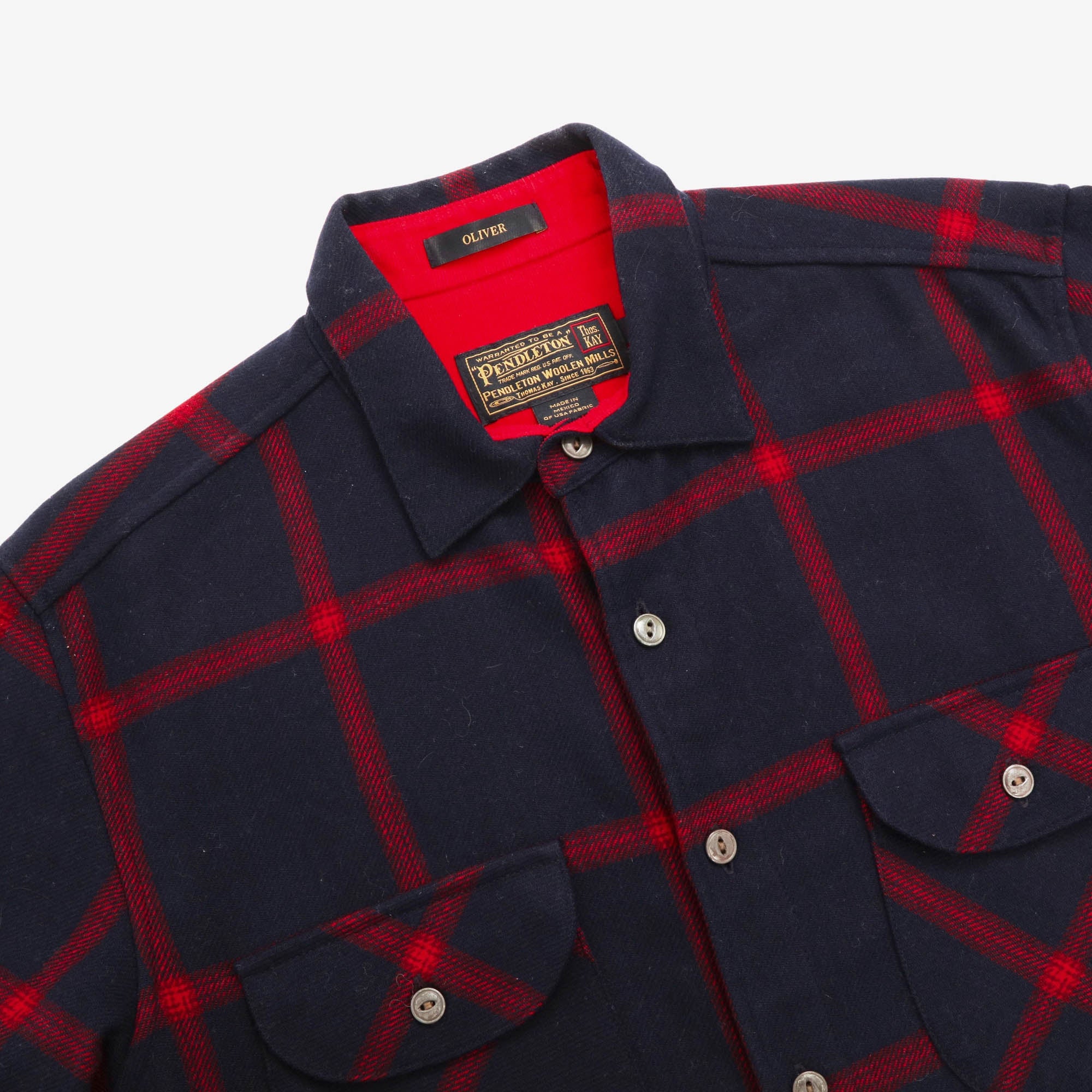 Oliver Check Wool Shirt