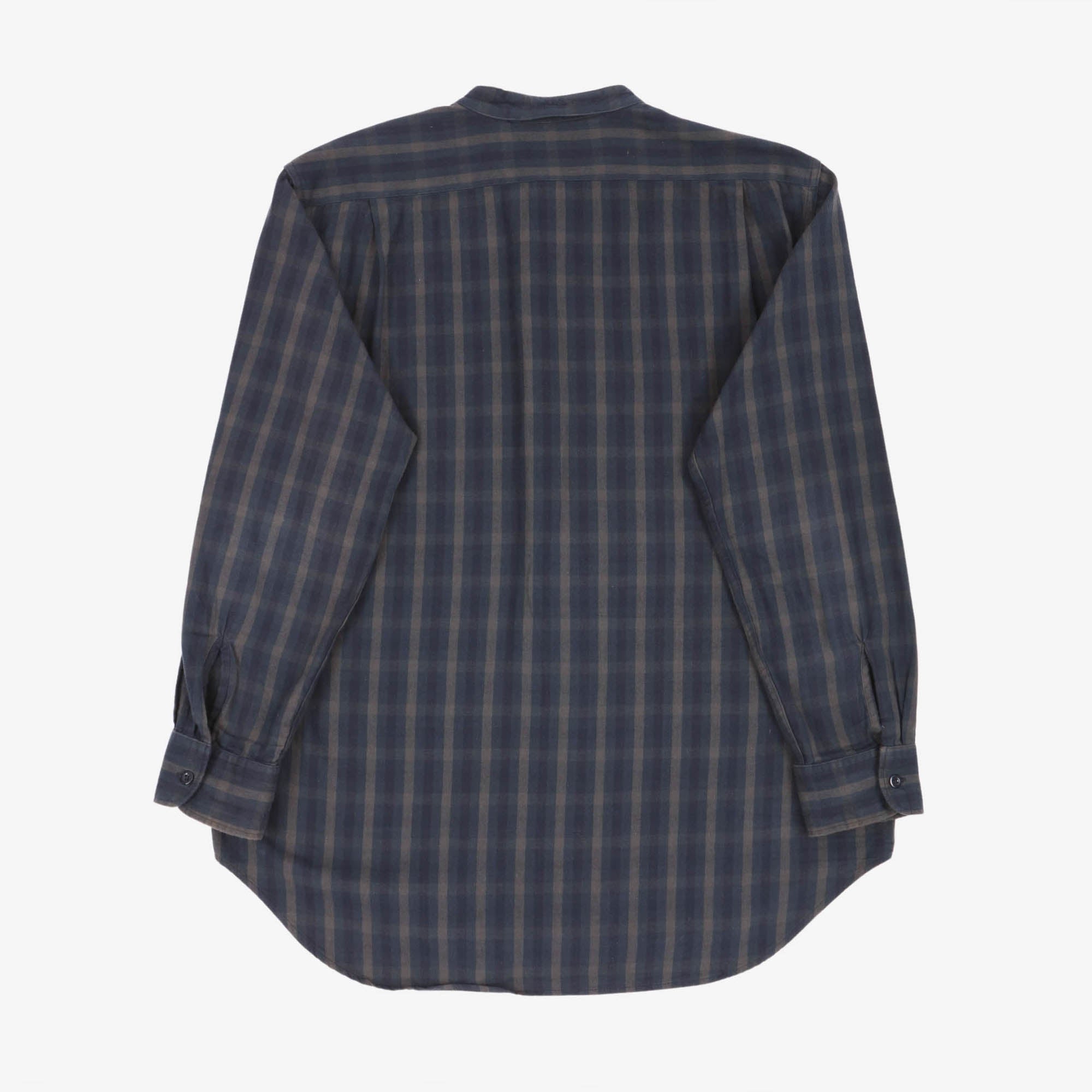 Banded Collar Shirt