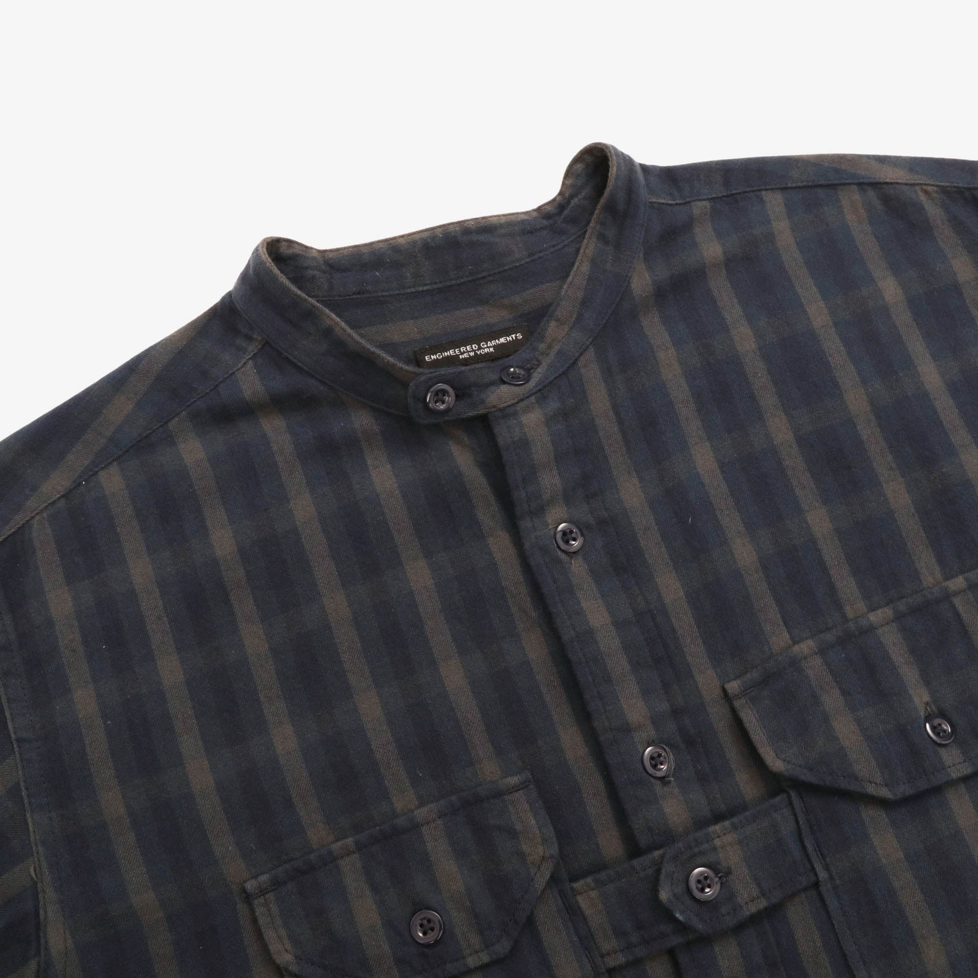 Banded Collar Shirt