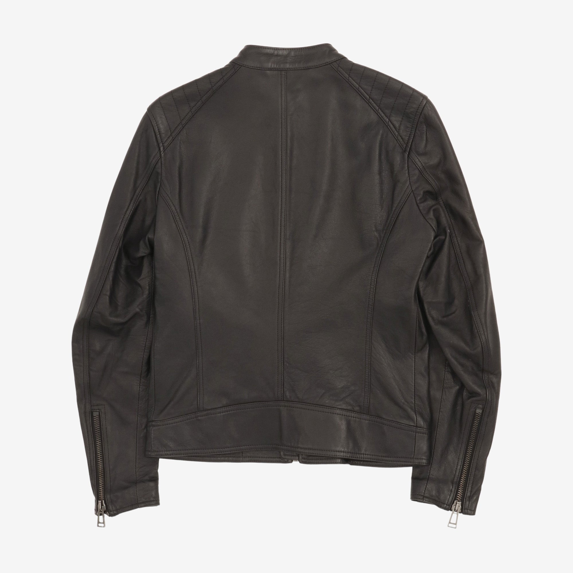 V Racer Leather Jacket