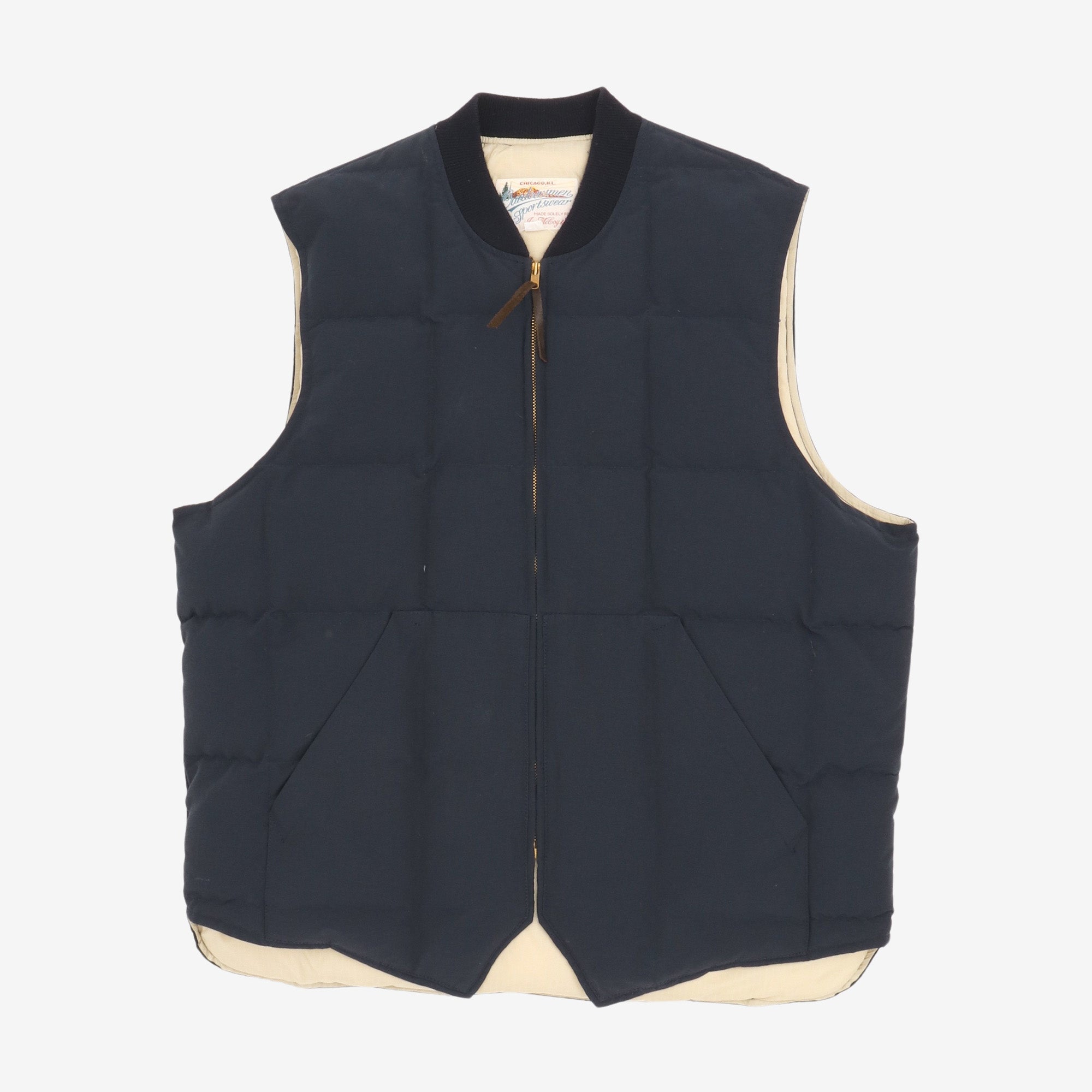 Cotton Nylon Down Vest