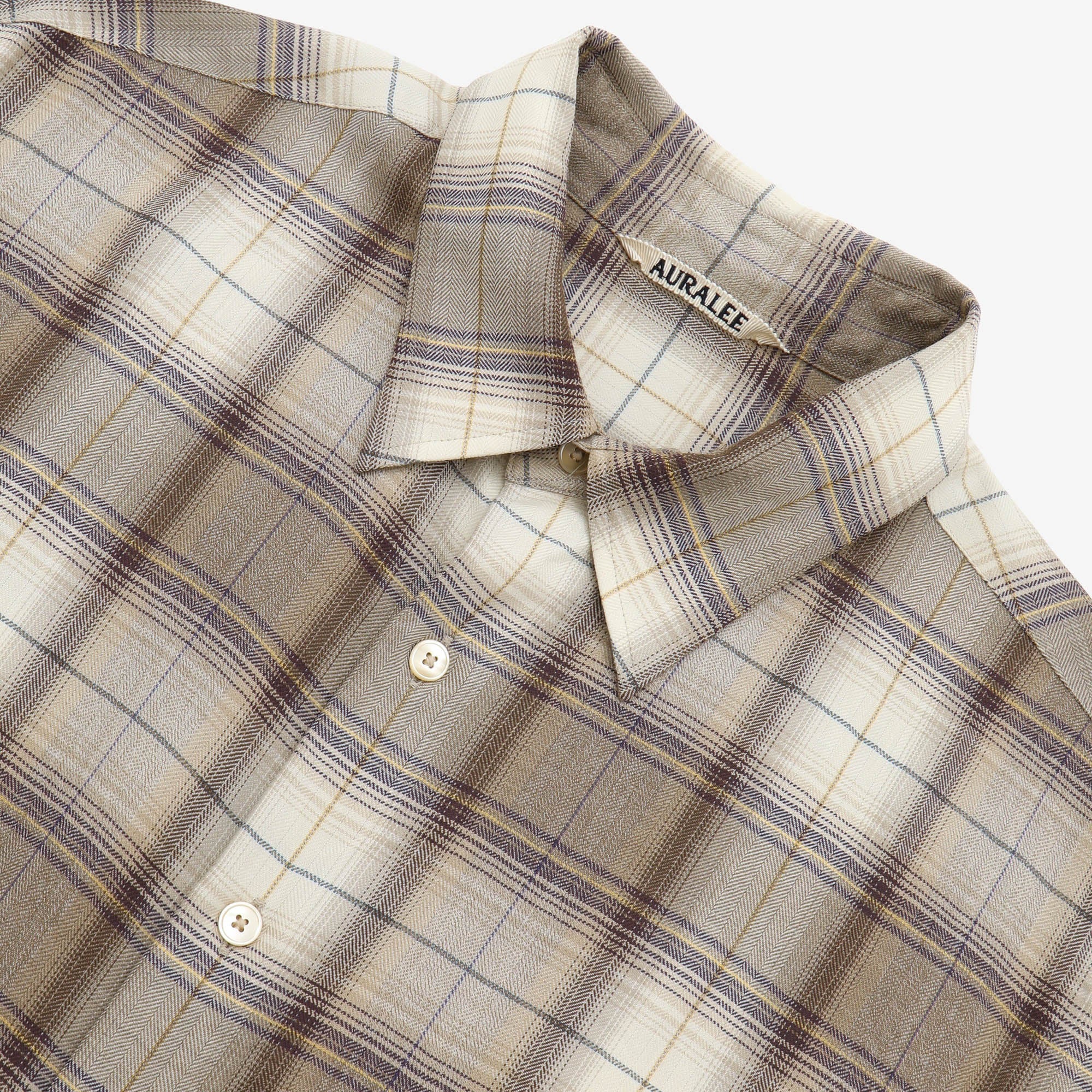 Super Light Wool Check Shirt