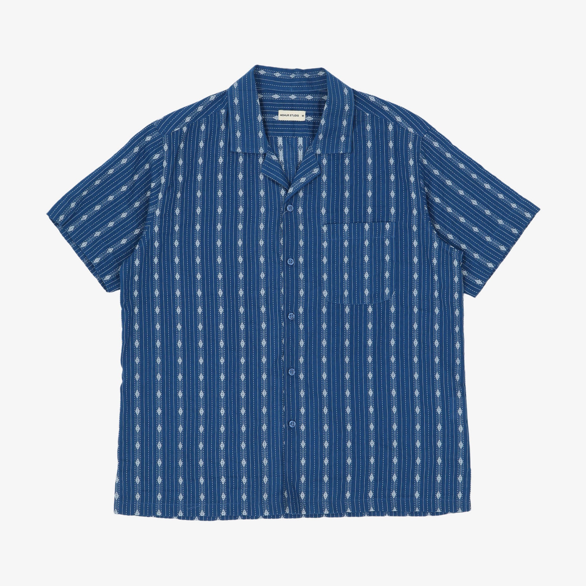 Indigo Stripe Handloom Shirt