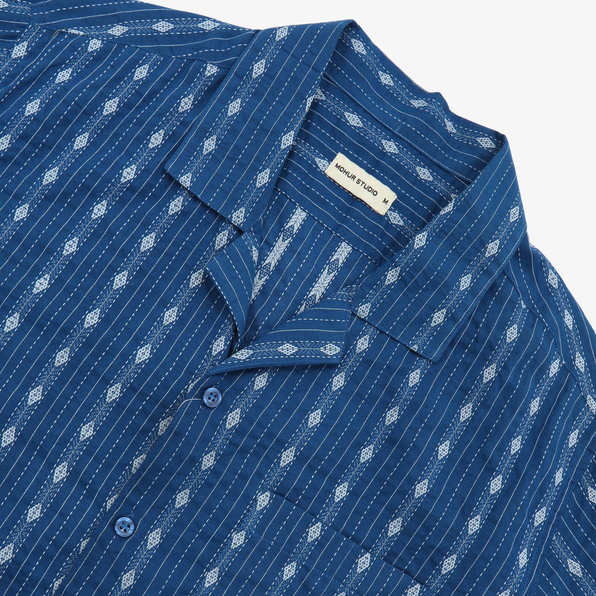 Indigo Stripe Handloom Shirt