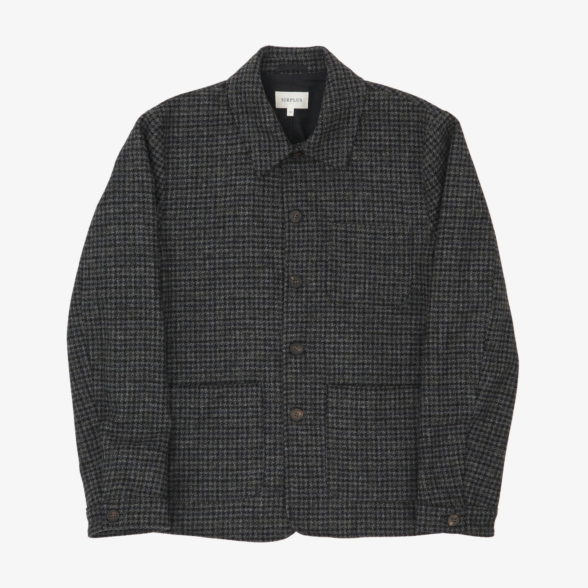Houndstooth Wool Chore Jacket