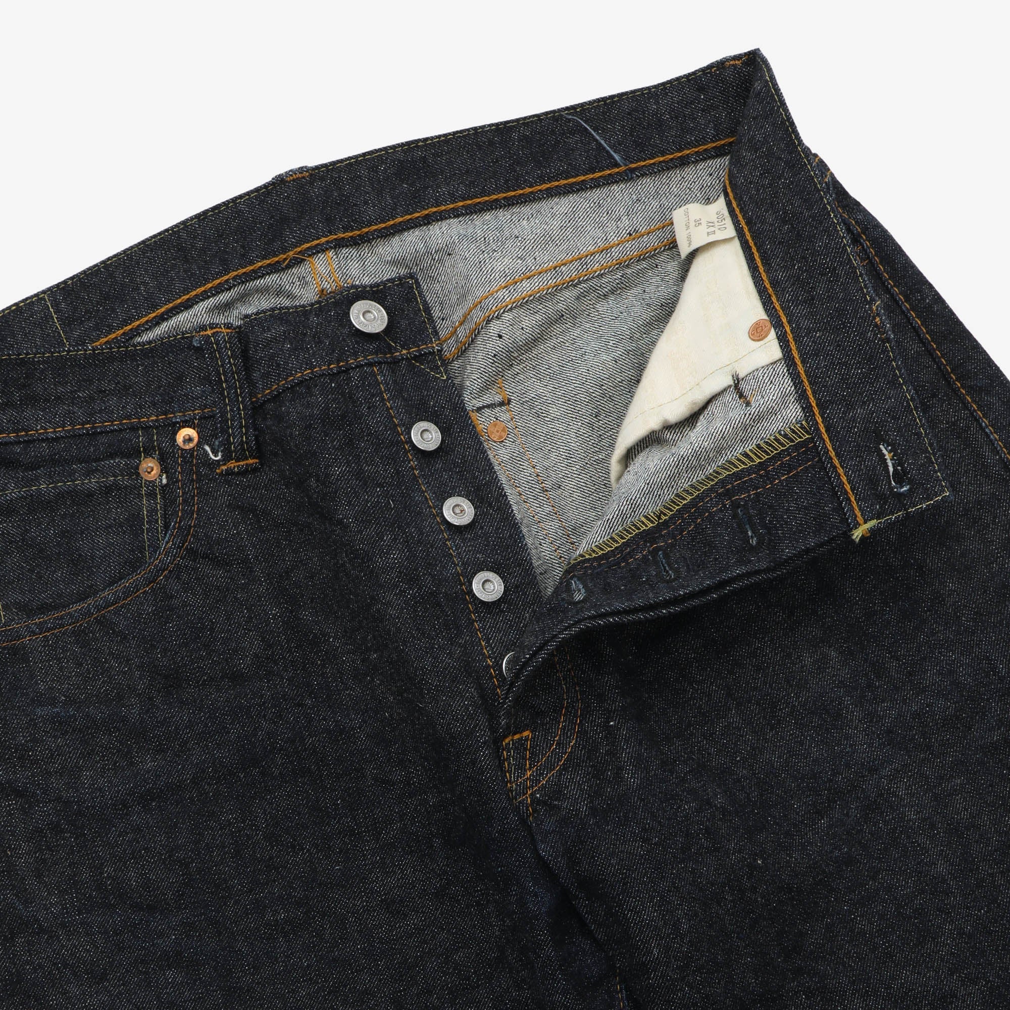 S0510XXII Regular Straight Selvedge Jeans (33W X 27.5L)
