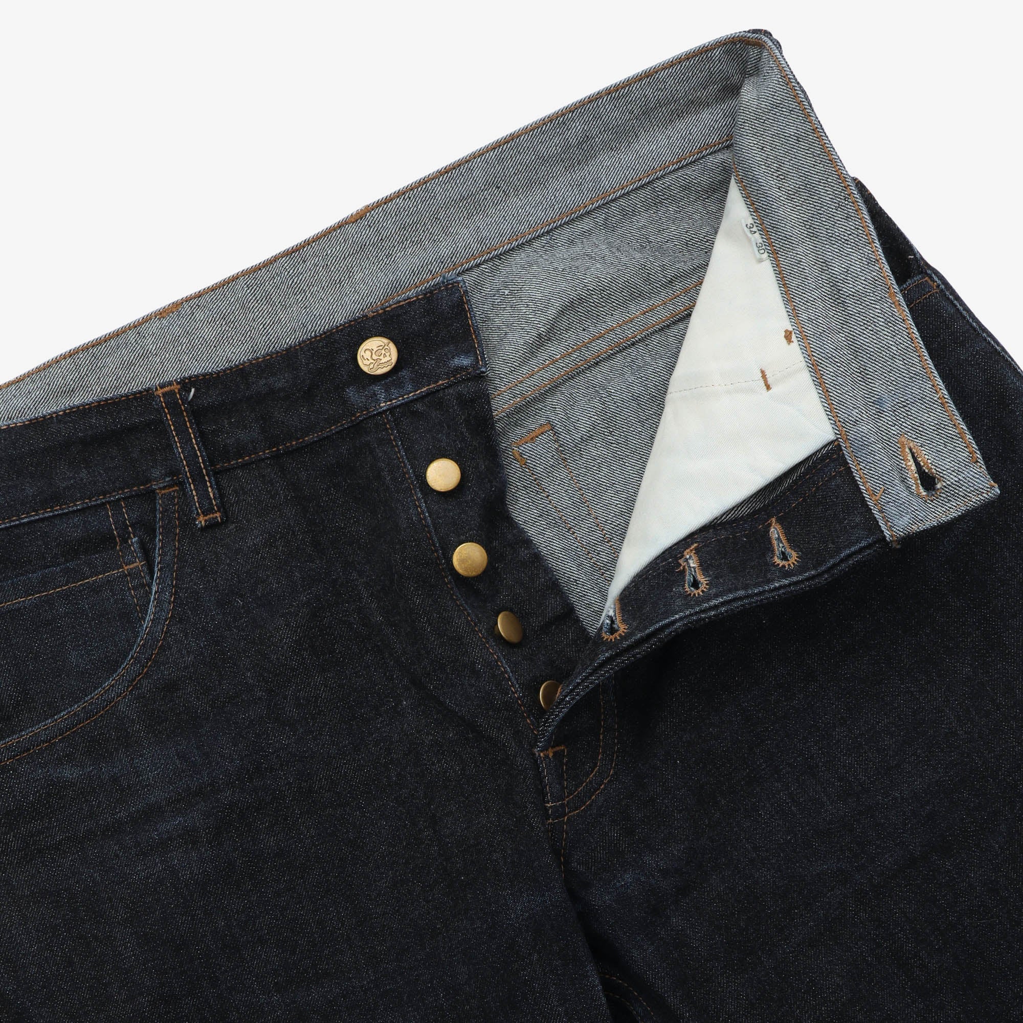GVNR-16 JP 16oz Slim Straight Selvedge Jeans (34W X 27L)