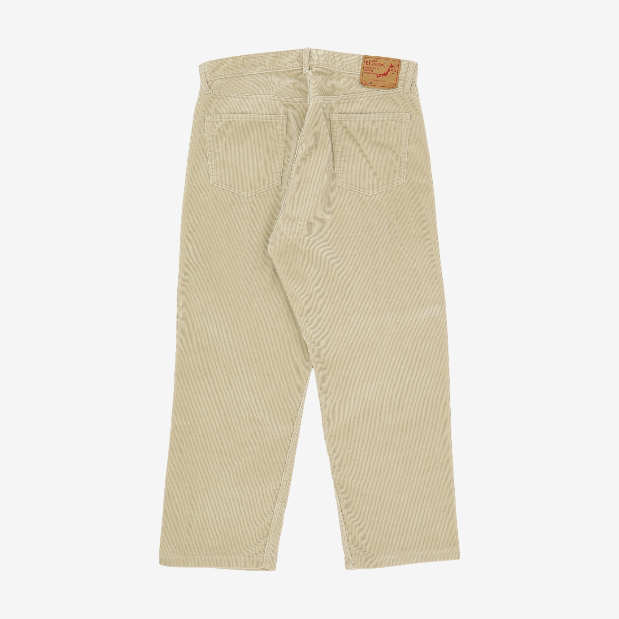 101 Dad Fit Corduroy Pants (36W X 27L)