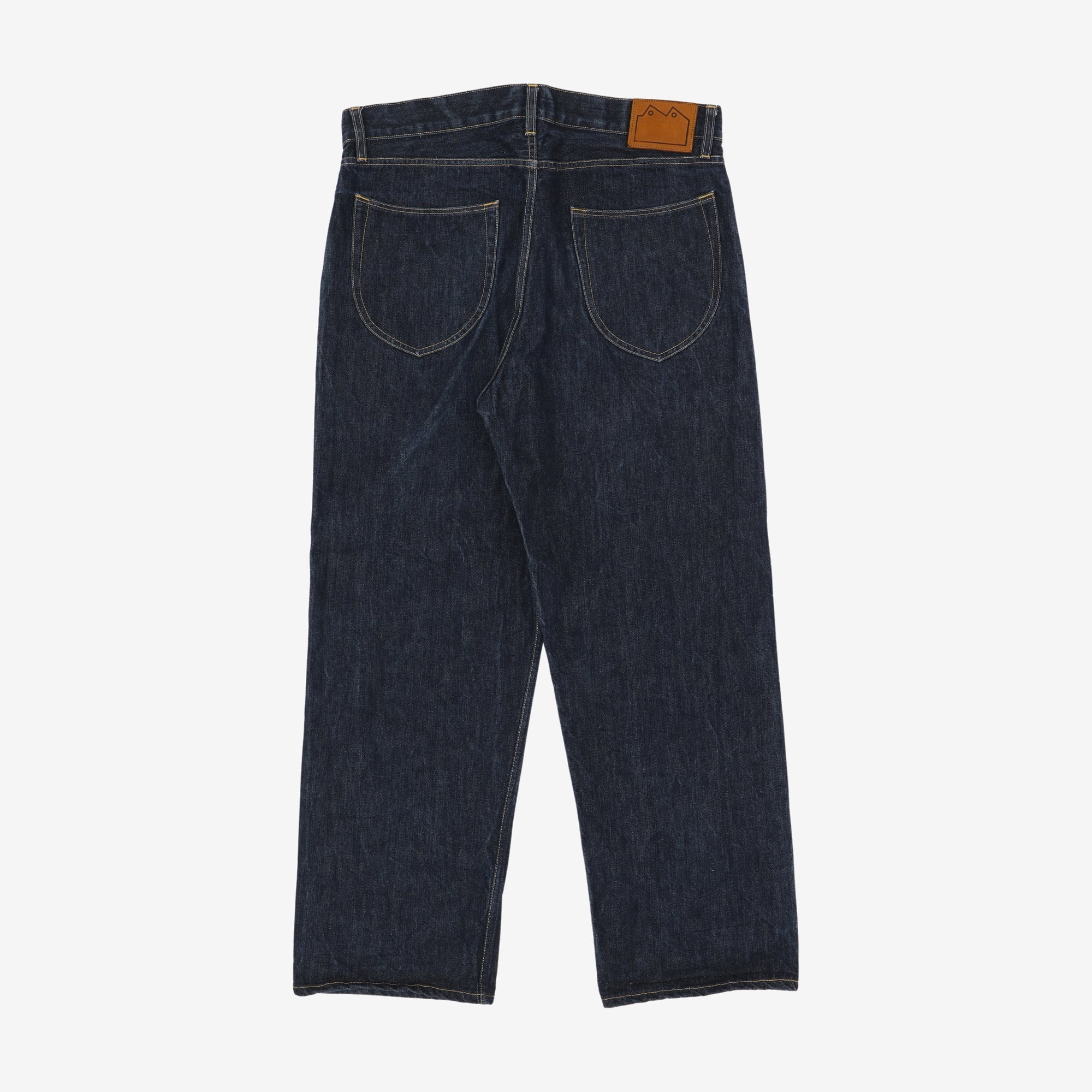 E14 Wide Leg Selvedge Jeans (35W X 29L)