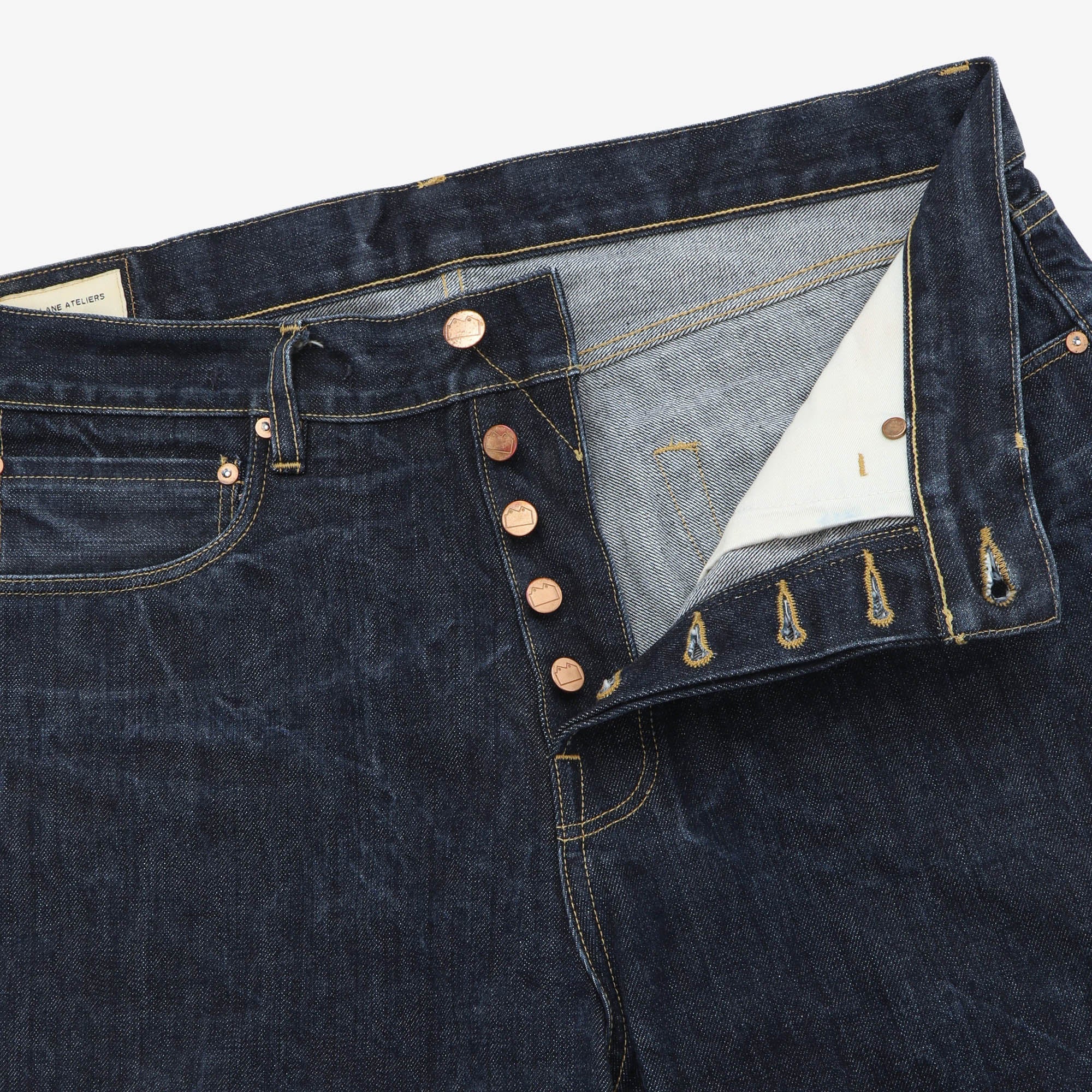 E14 Wide Leg Selvedge Jeans (35W X 29L)