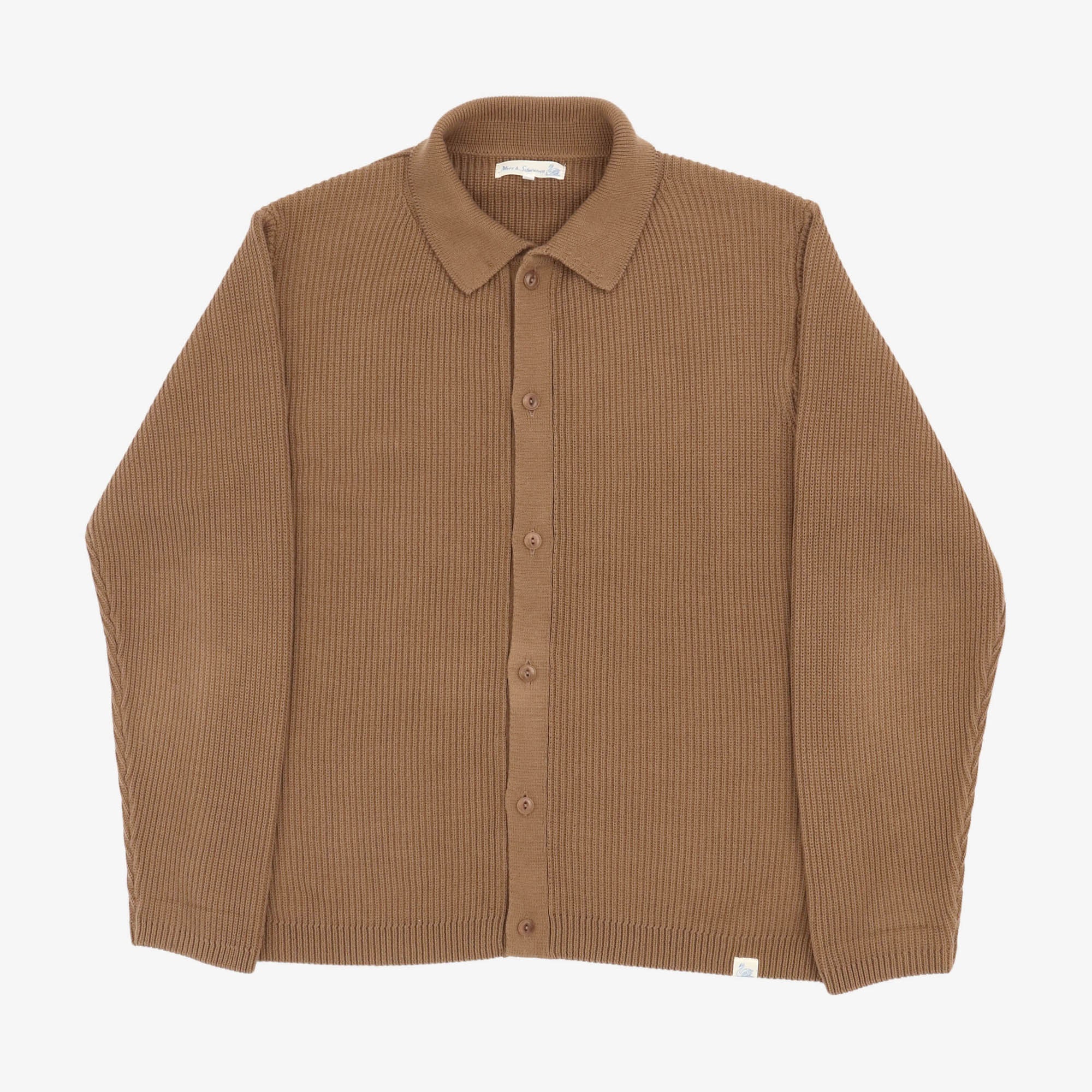 Ribbed Cotton LS Shirt