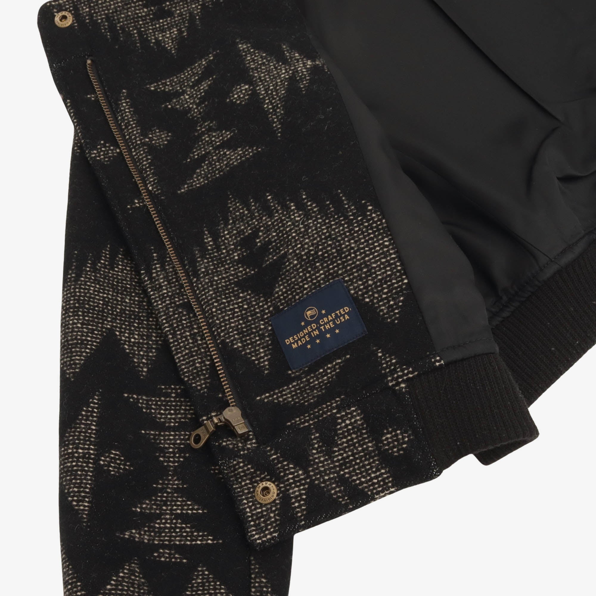 Jacquard Bomber Jacket