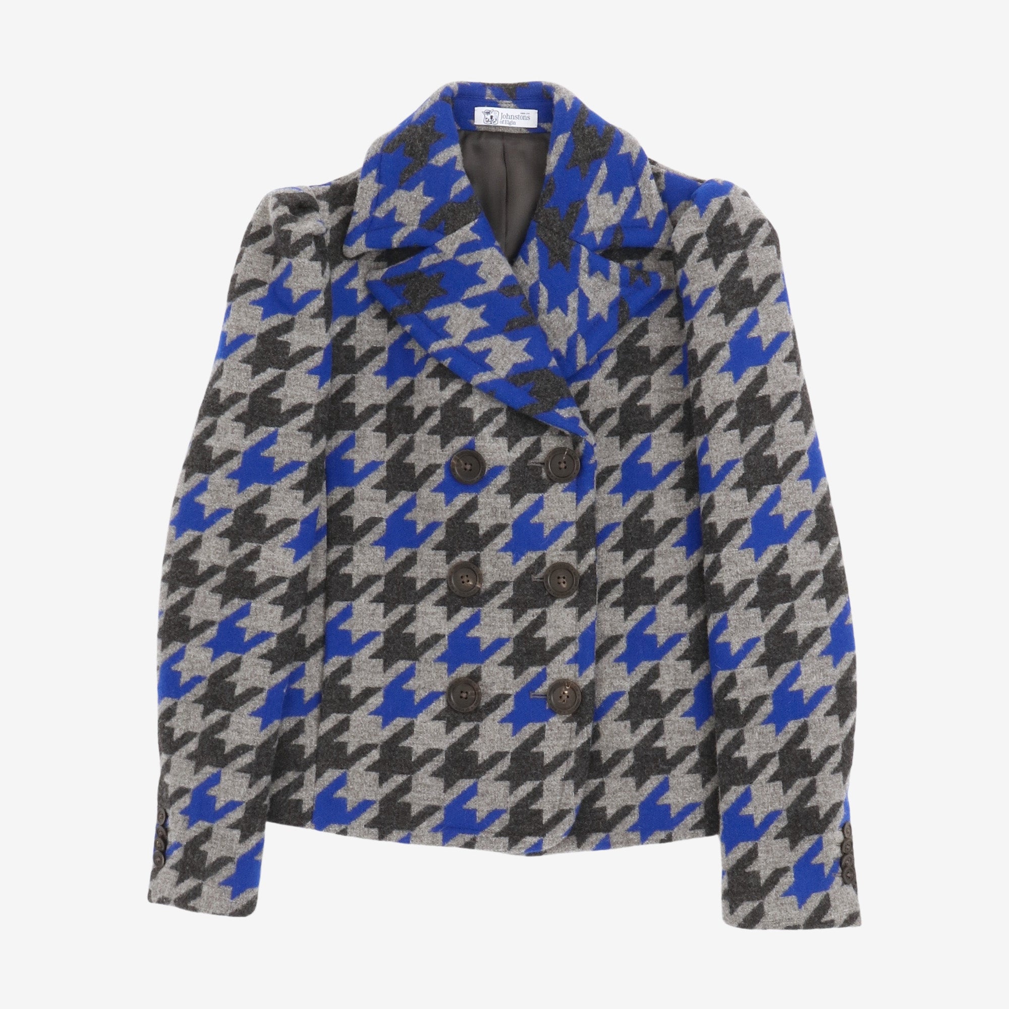 Geometric Wool Peacoat