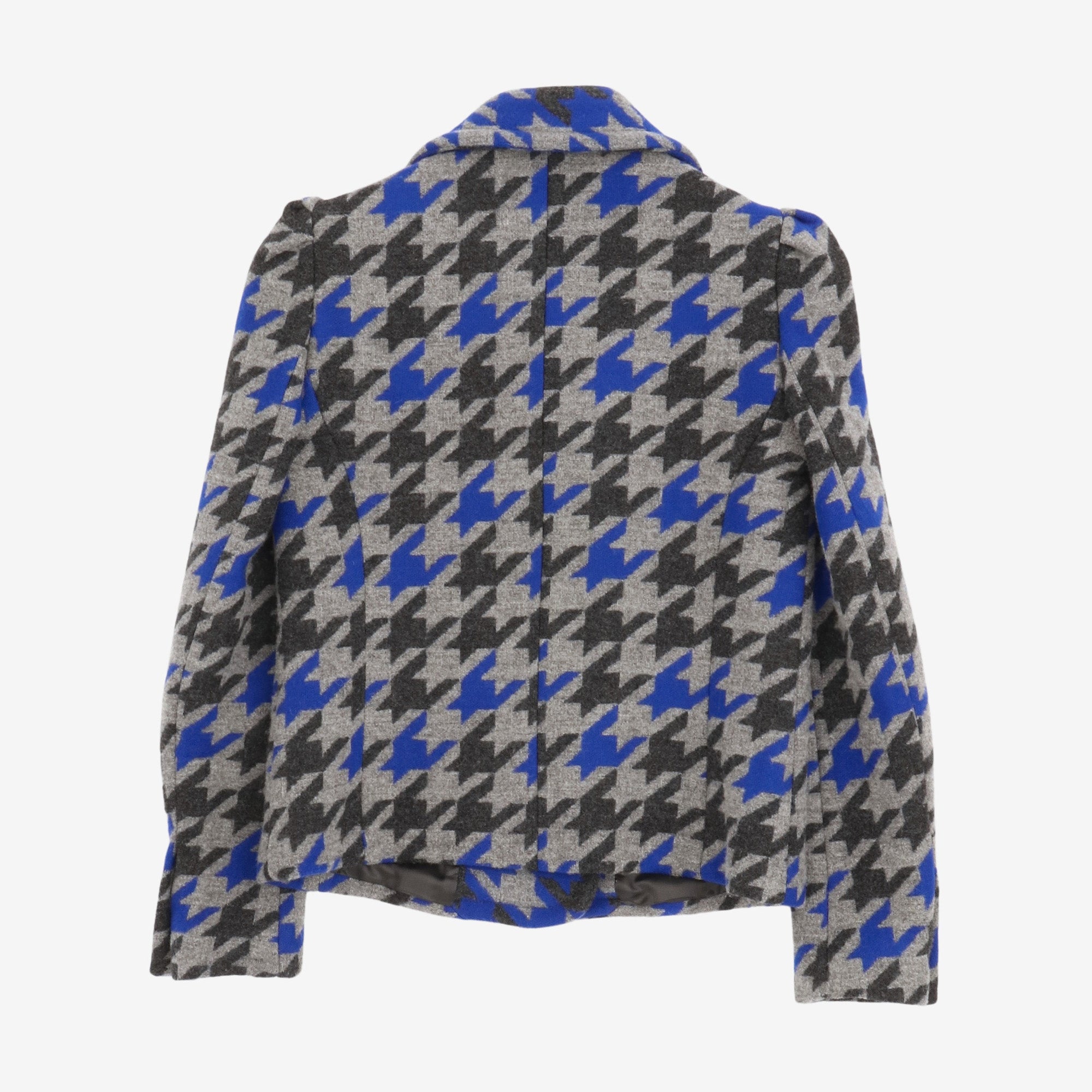 Geometric Wool Peacoat