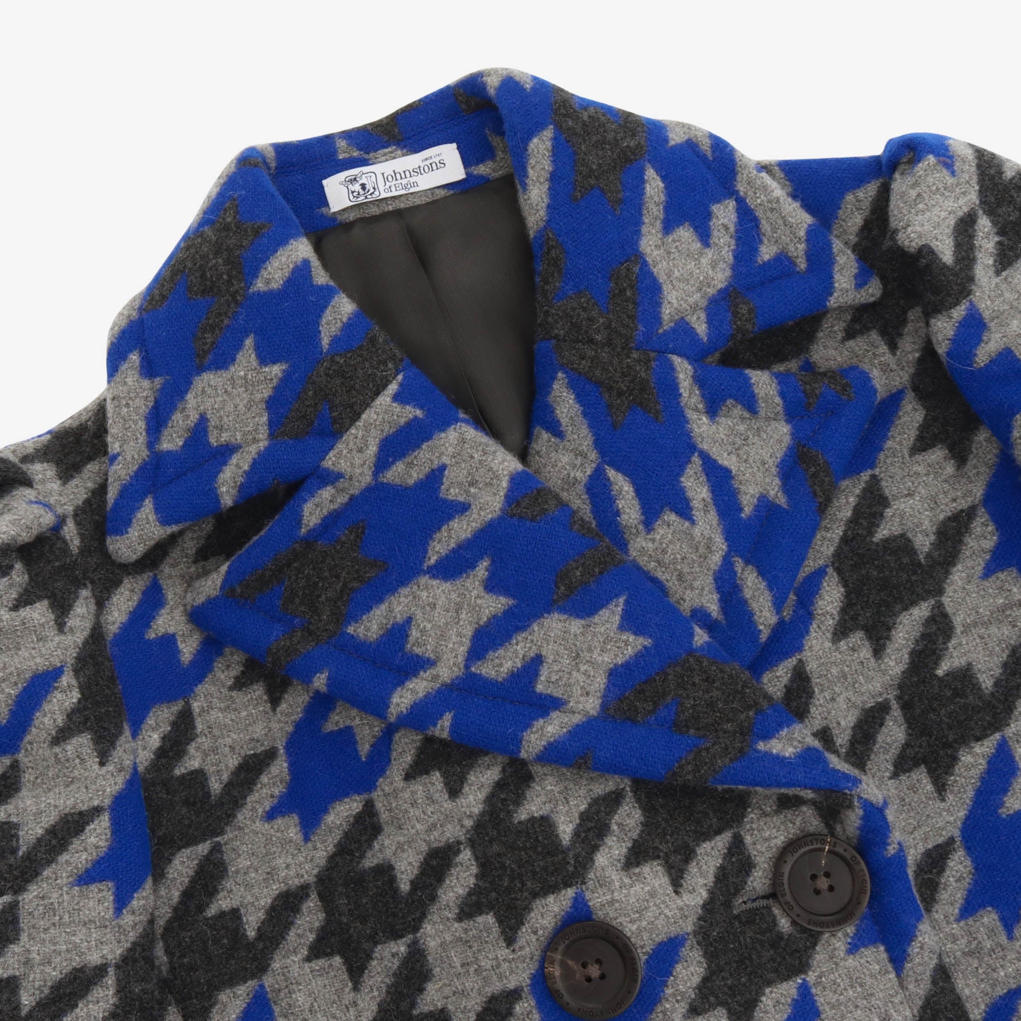 Geometric Wool Peacoat