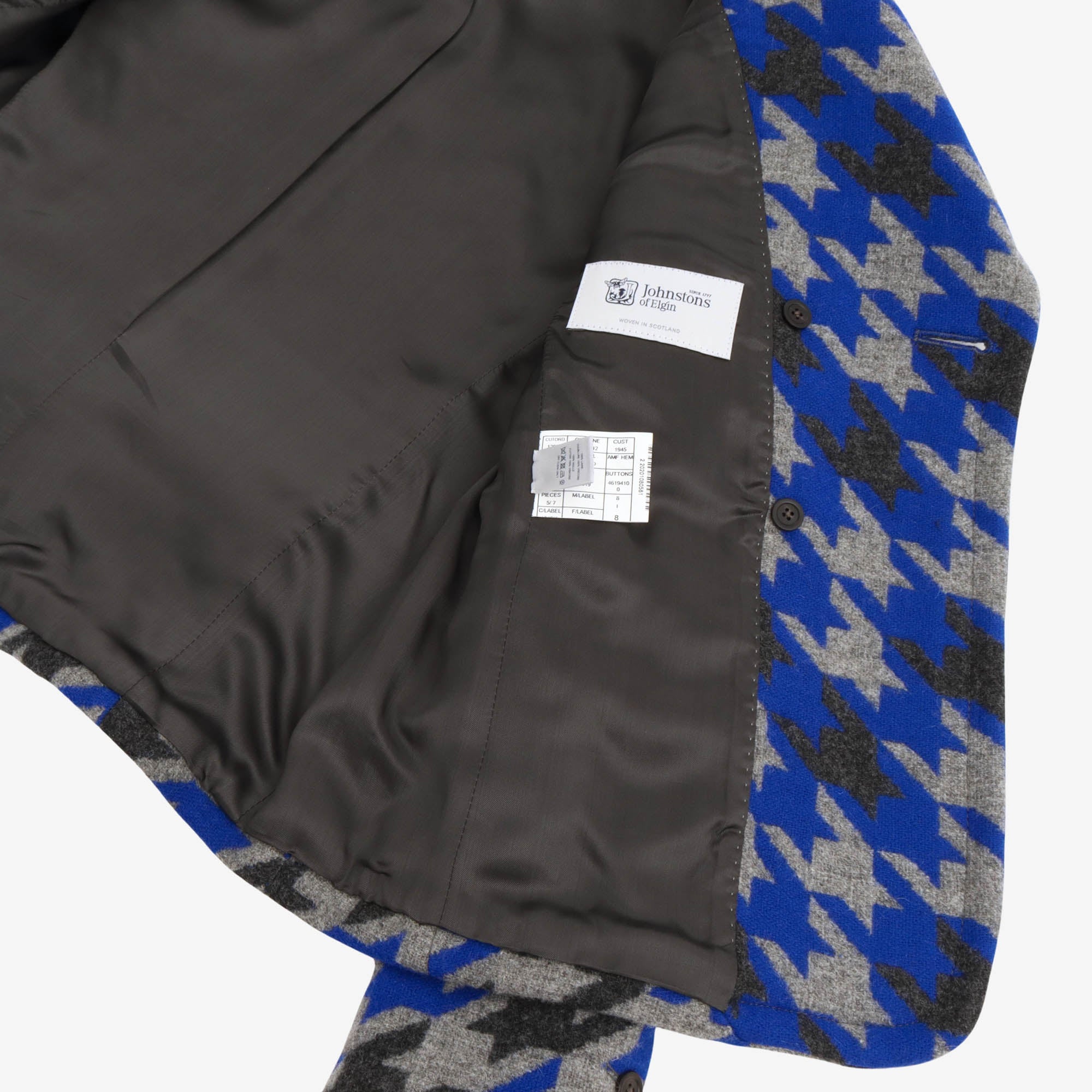 Geometric Wool Peacoat