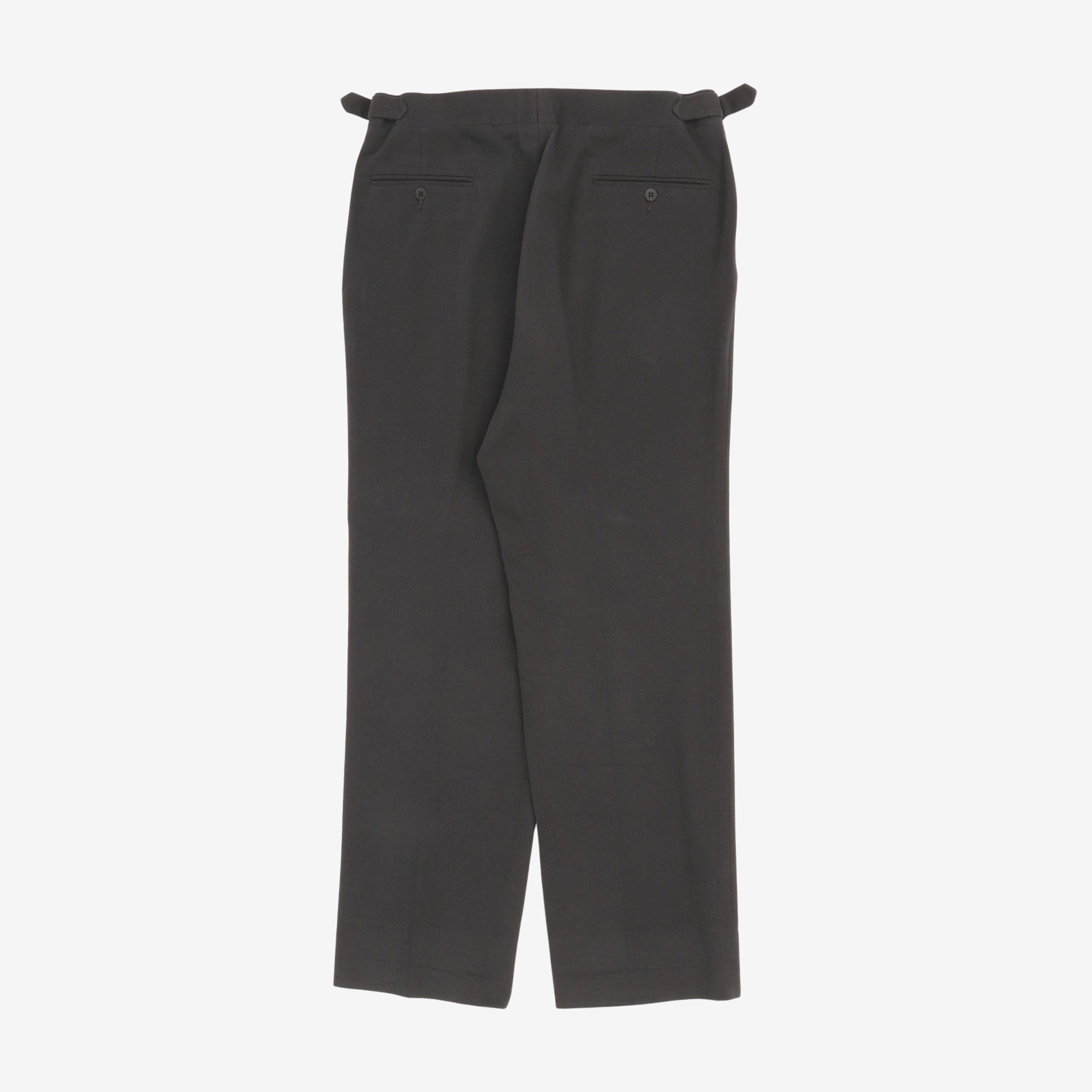 Flat Front Pleated Trousers (32W X 30L)