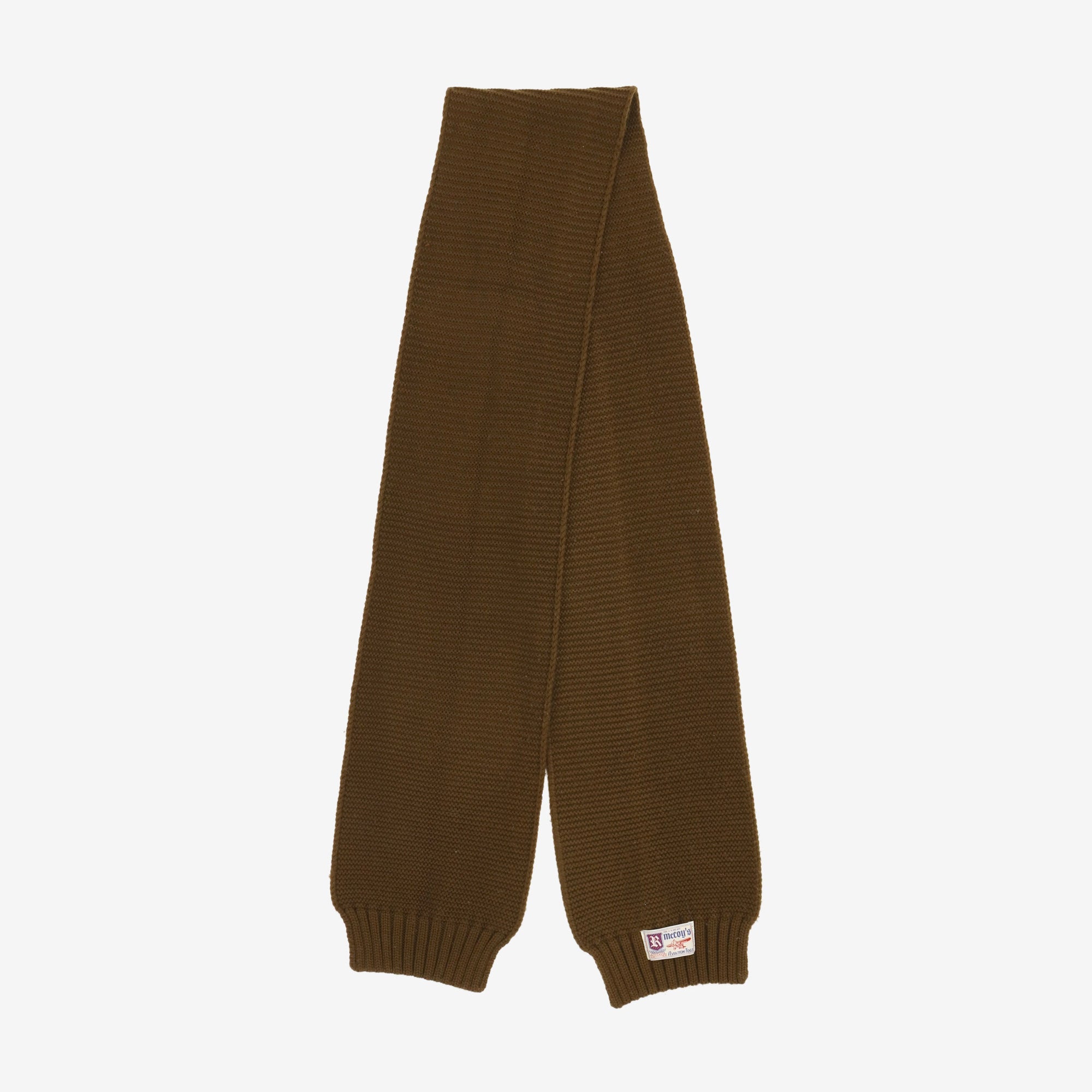 Wool Knit Aviation Scarf