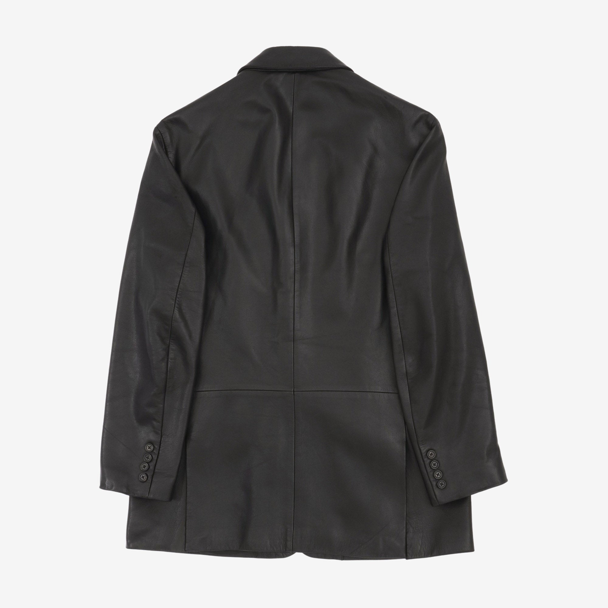 Purple Label Lambskin Leather Blazer