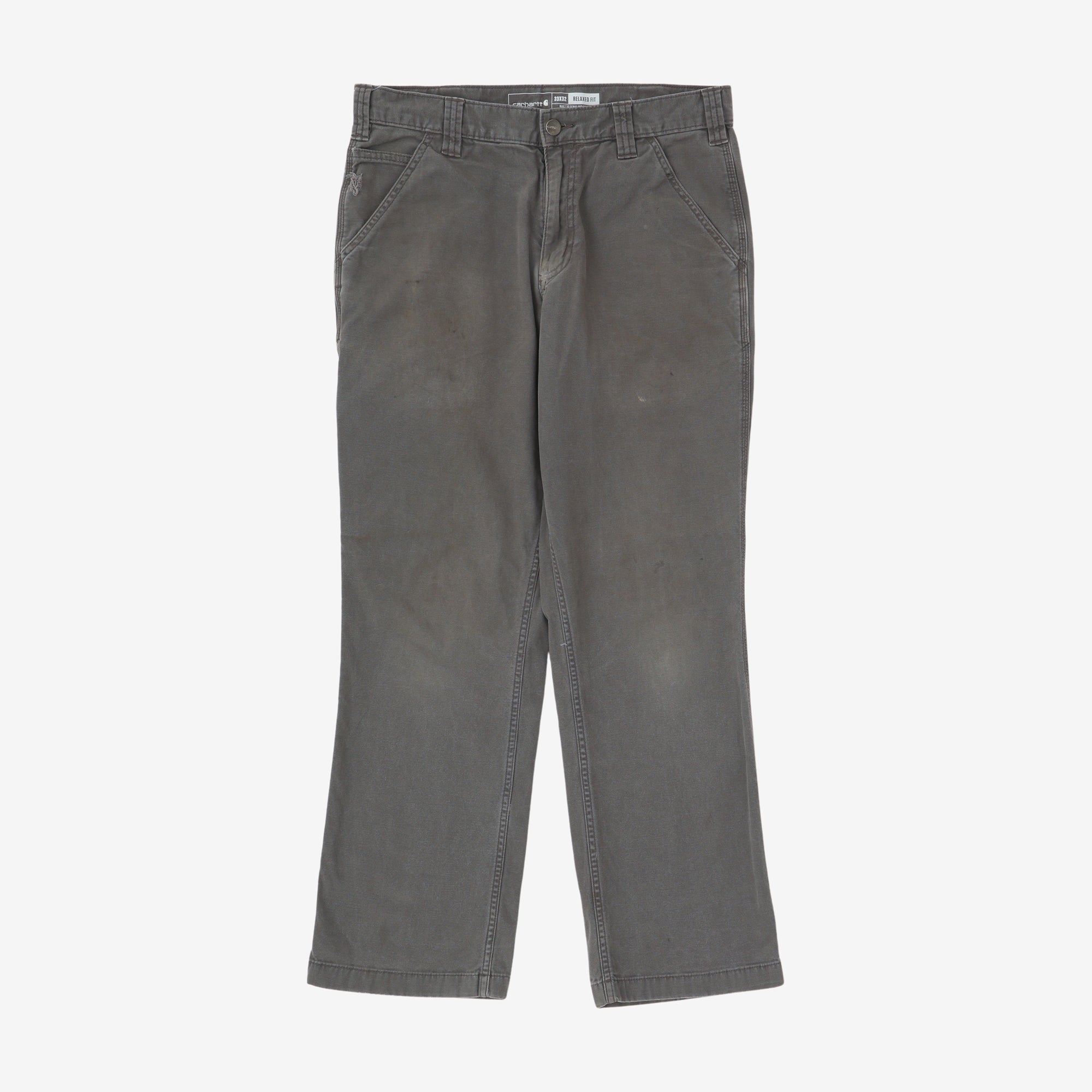 Vintage Relaxed Canvas Work Pants (32W X 29.5L)