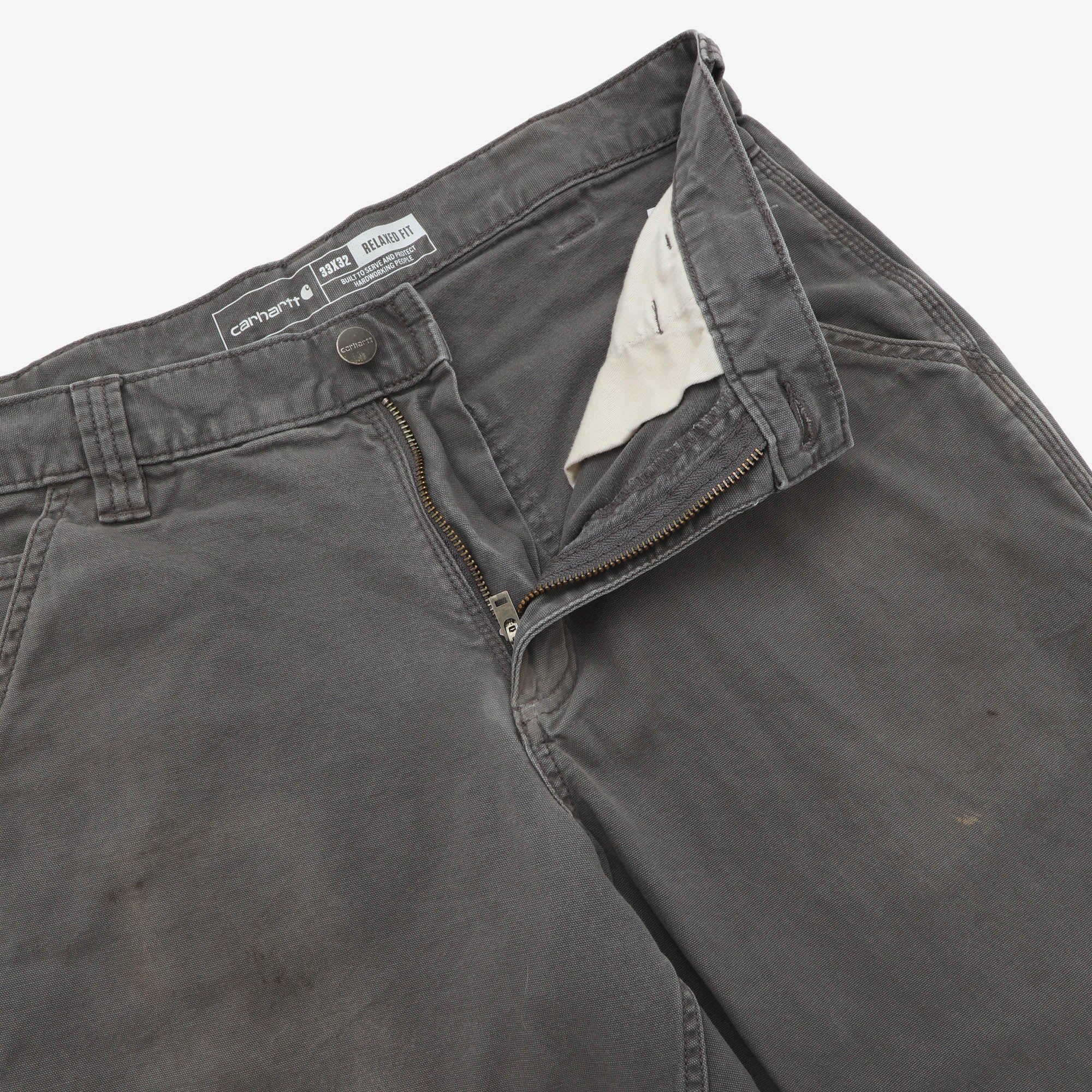 Vintage Relaxed Canvas Work Pants (32W X 29.5L)