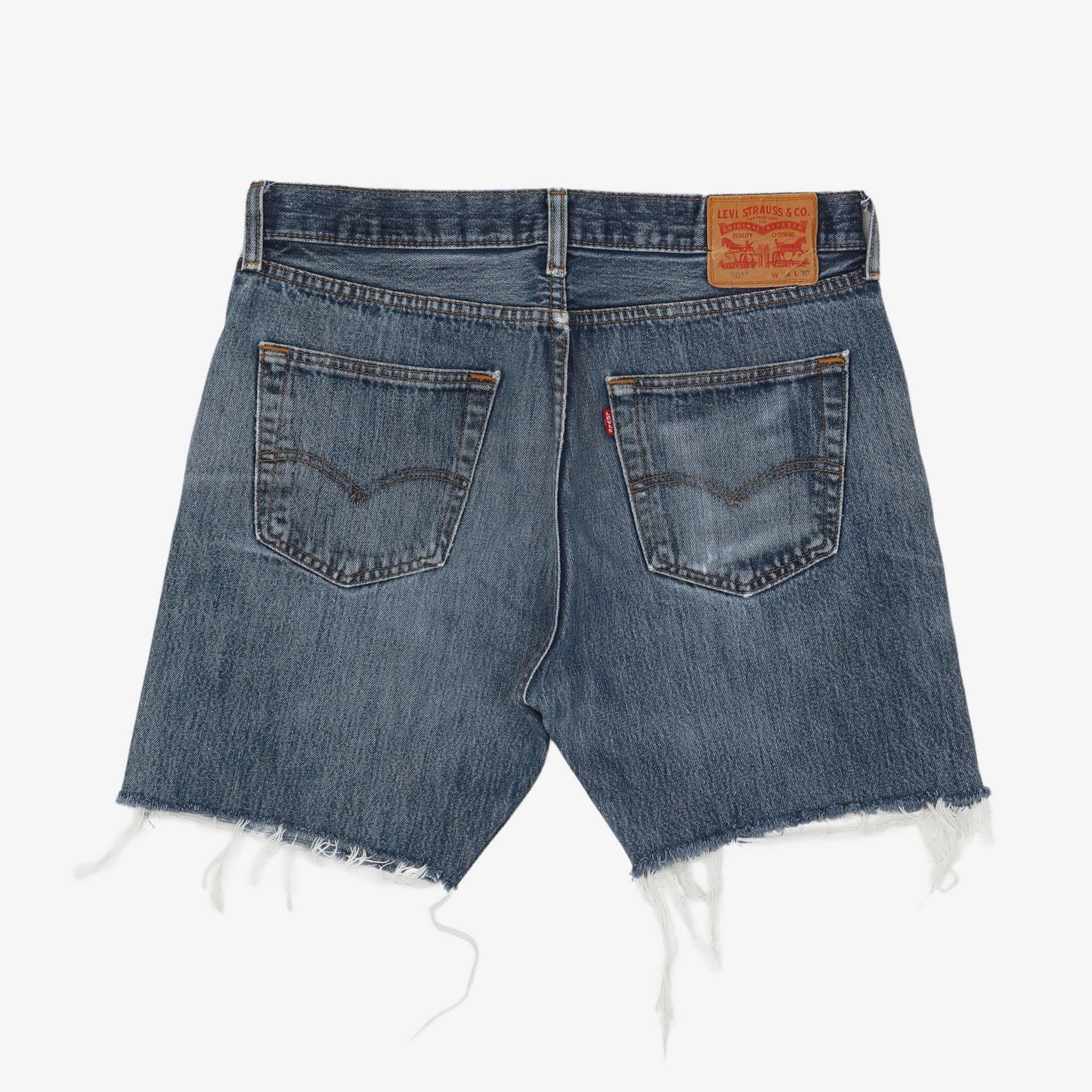 Vintage Cutaway 501 Denim Shorts (33W)