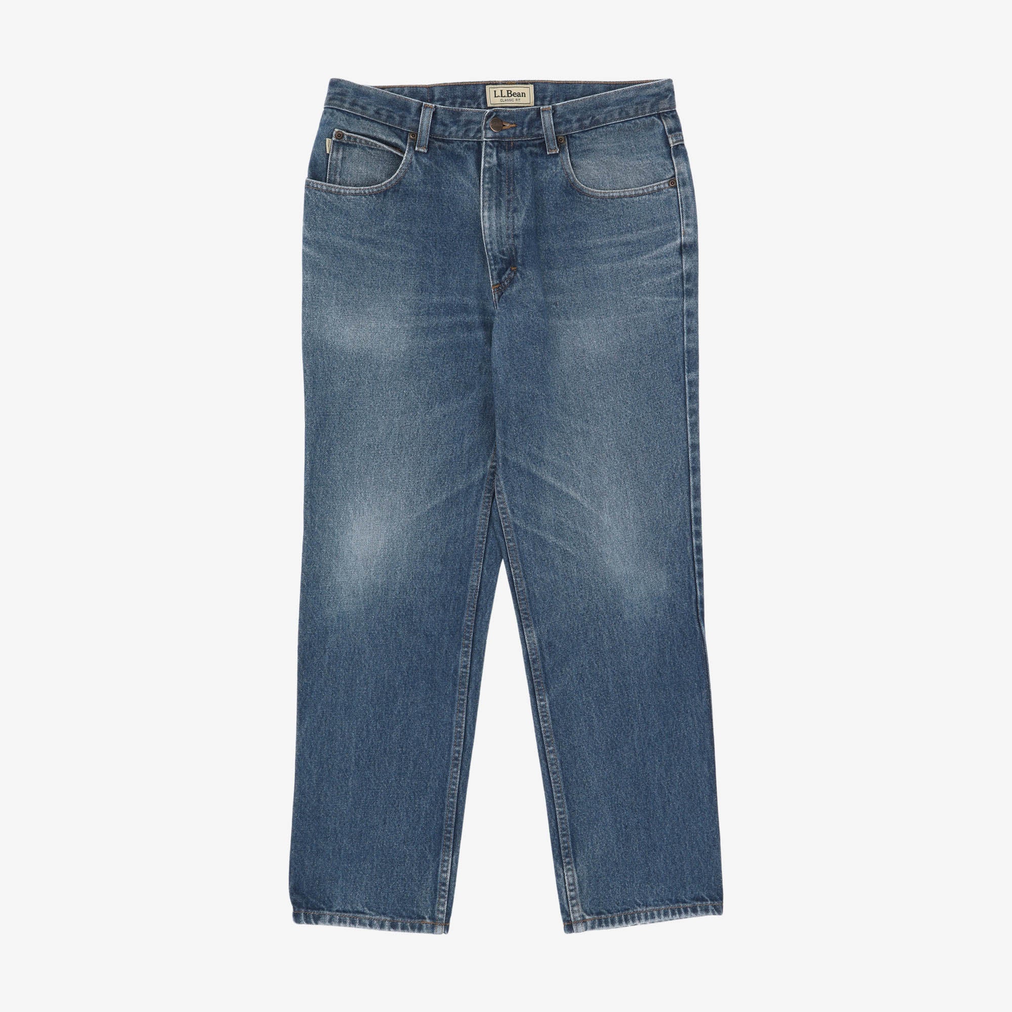Vintage Classic Fit Denim Jeans (32W X 28L)