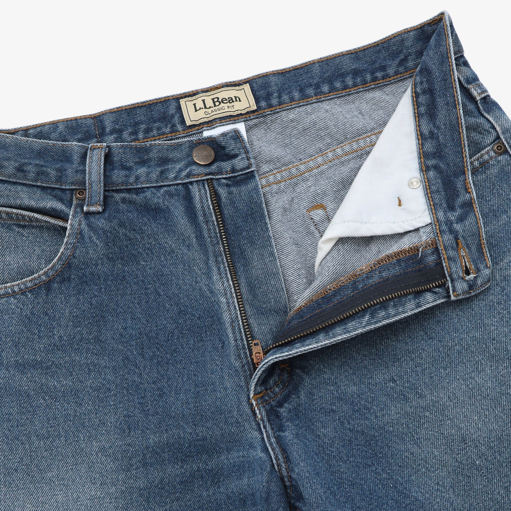 Vintage Classic Fit Denim Jeans (32W X 28L)