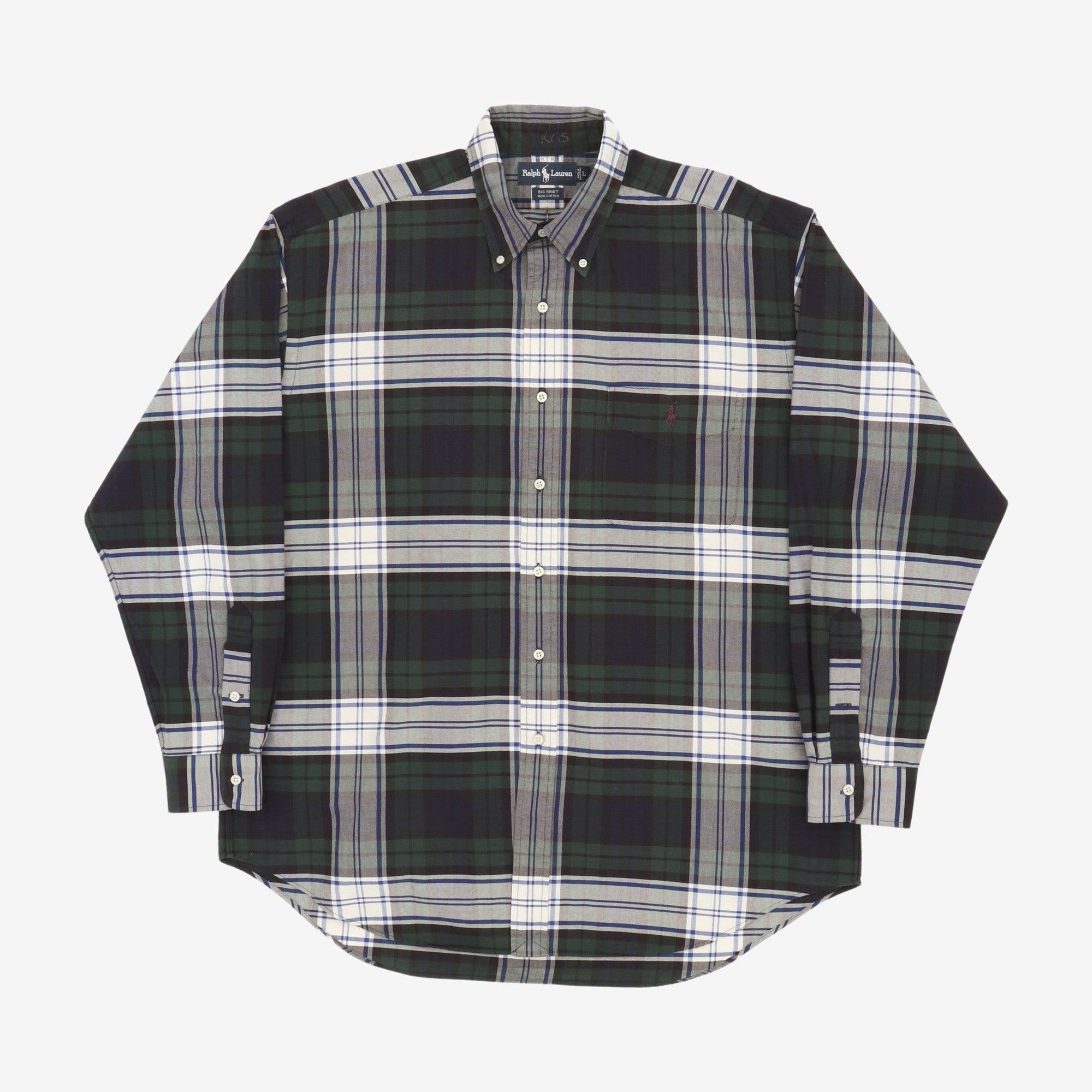 Plaid Oxford Big Shirt